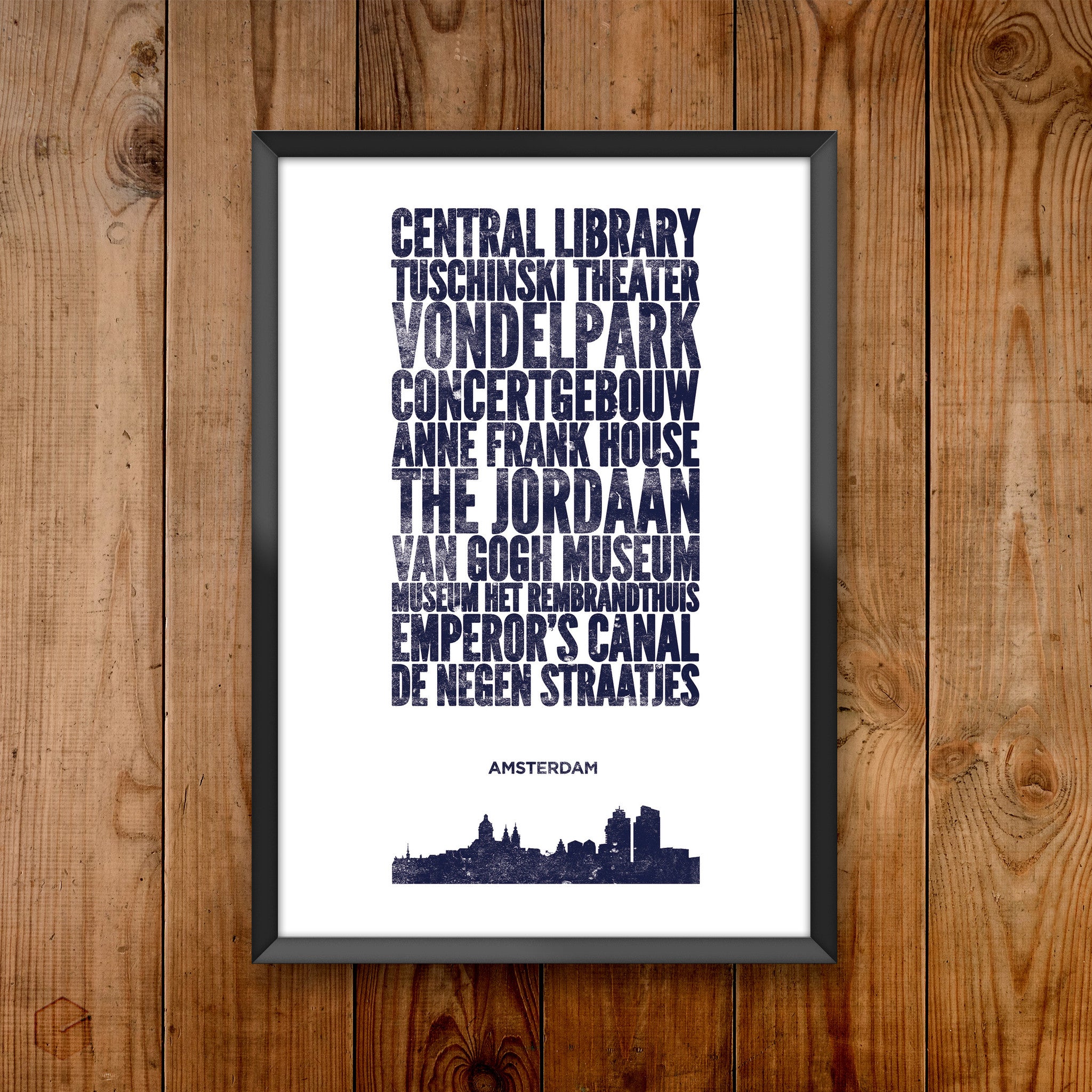 Amsterdam City Print