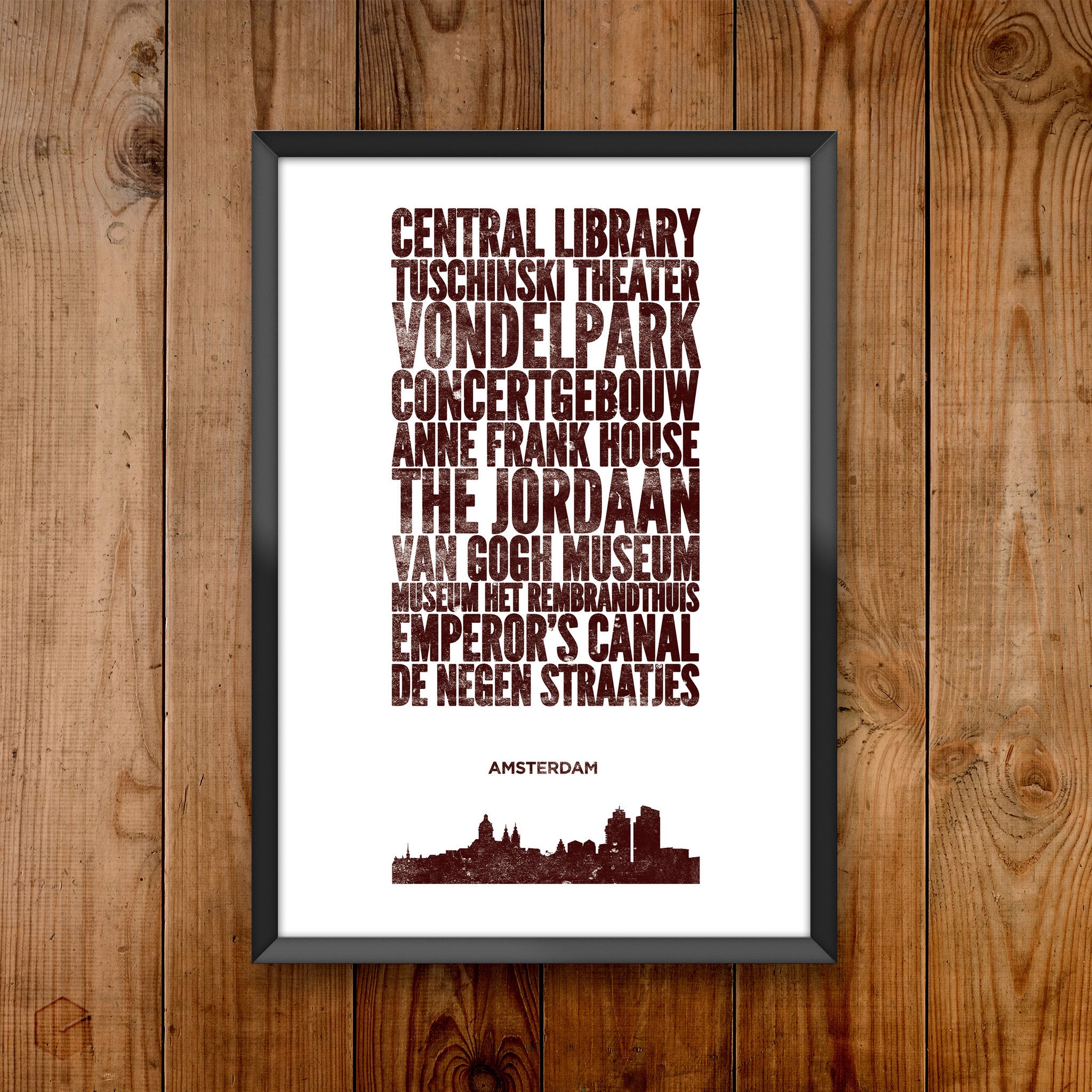 Amsterdam City Print