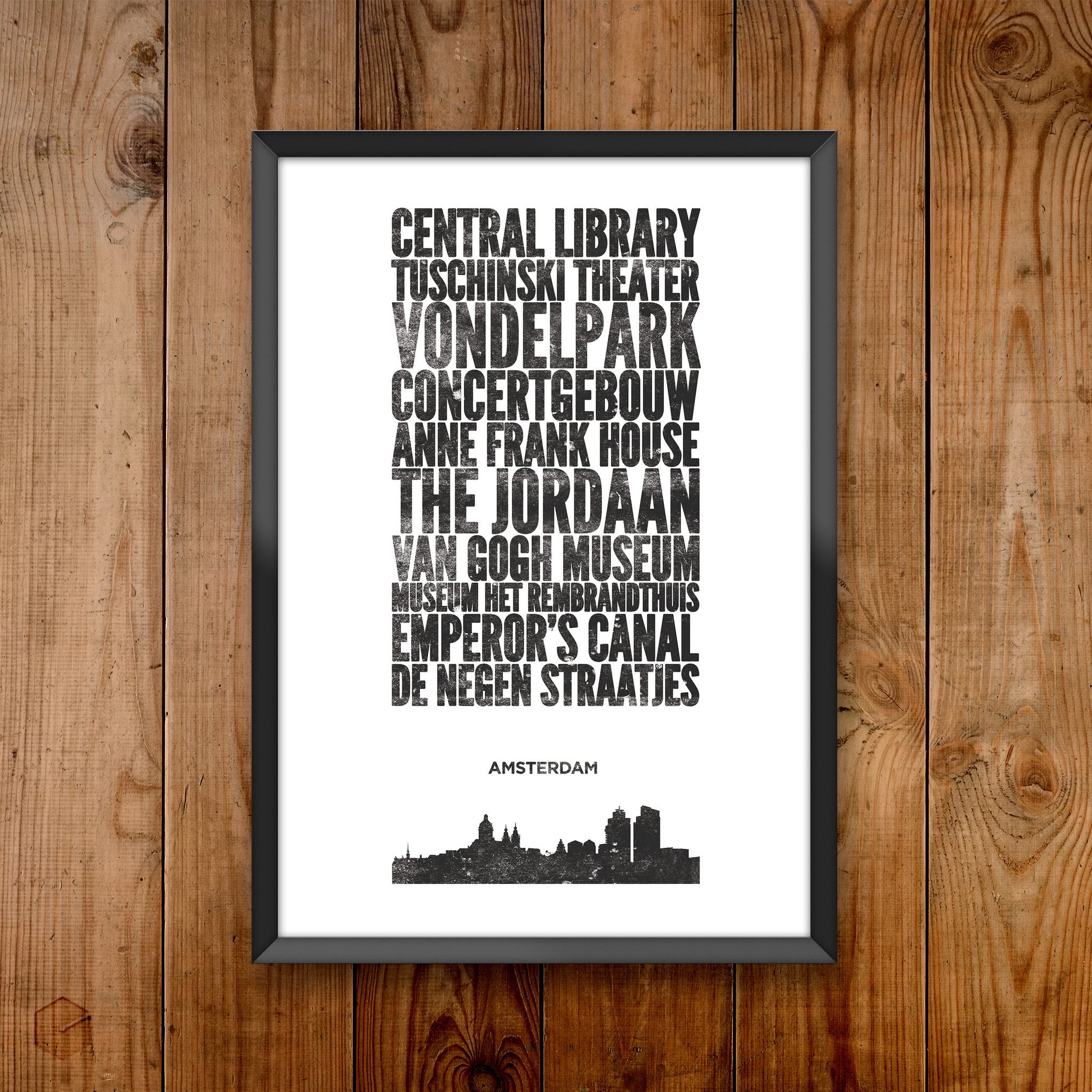 Amsterdam City Print