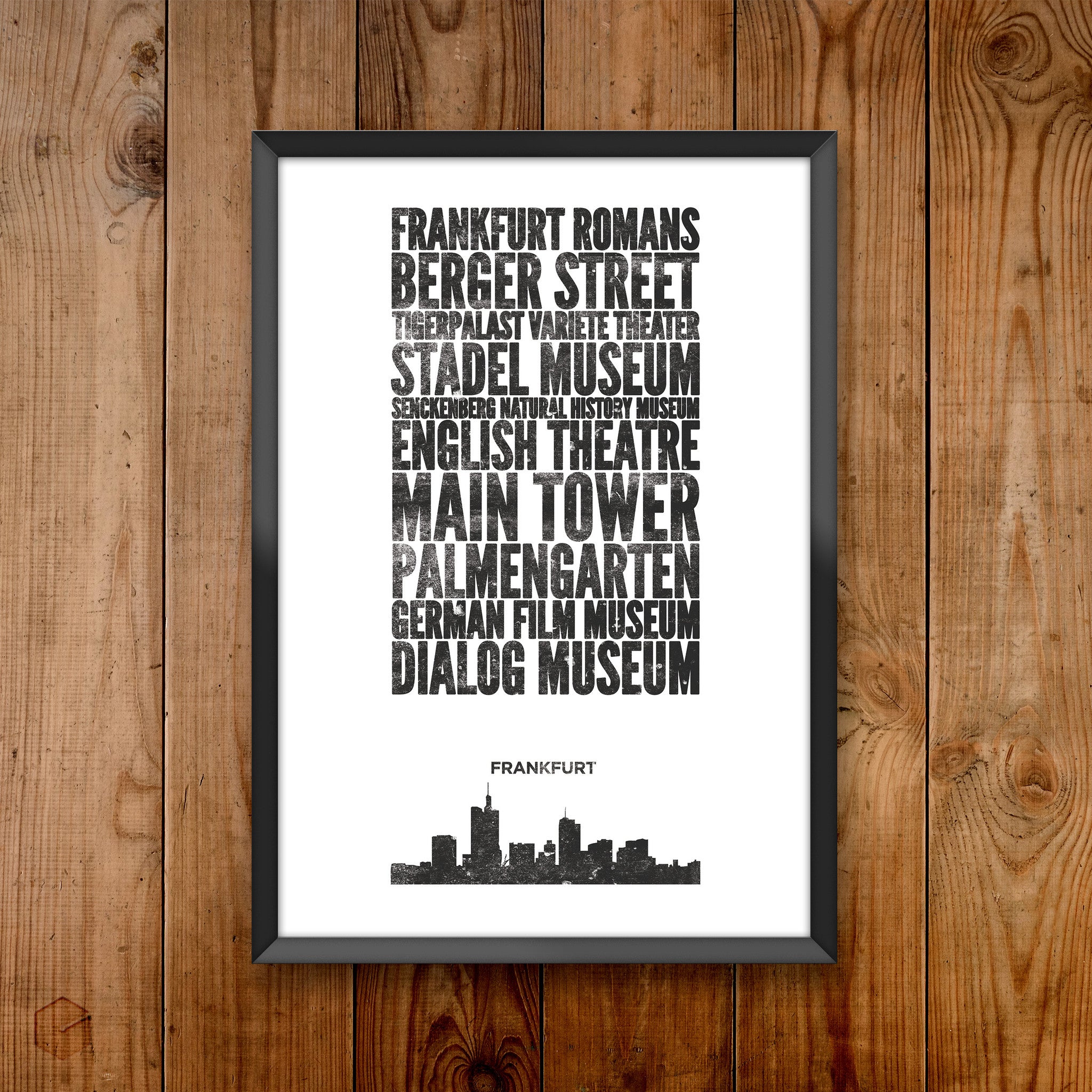 Frankfurt City Print