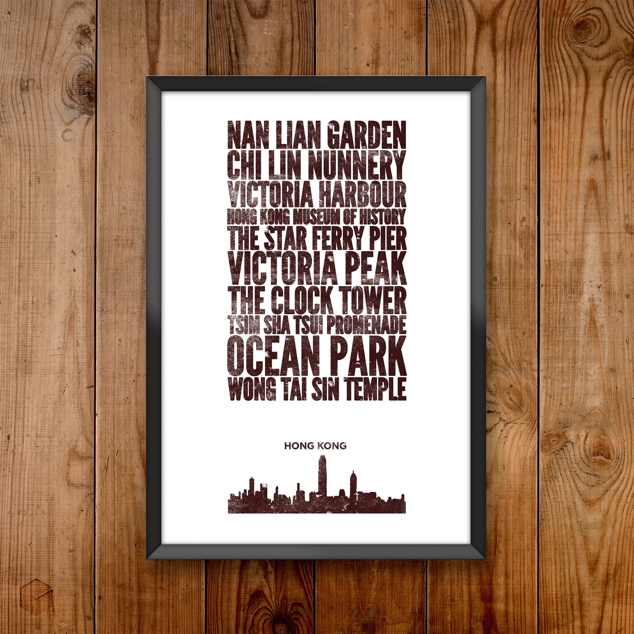 Hong Kong City Print