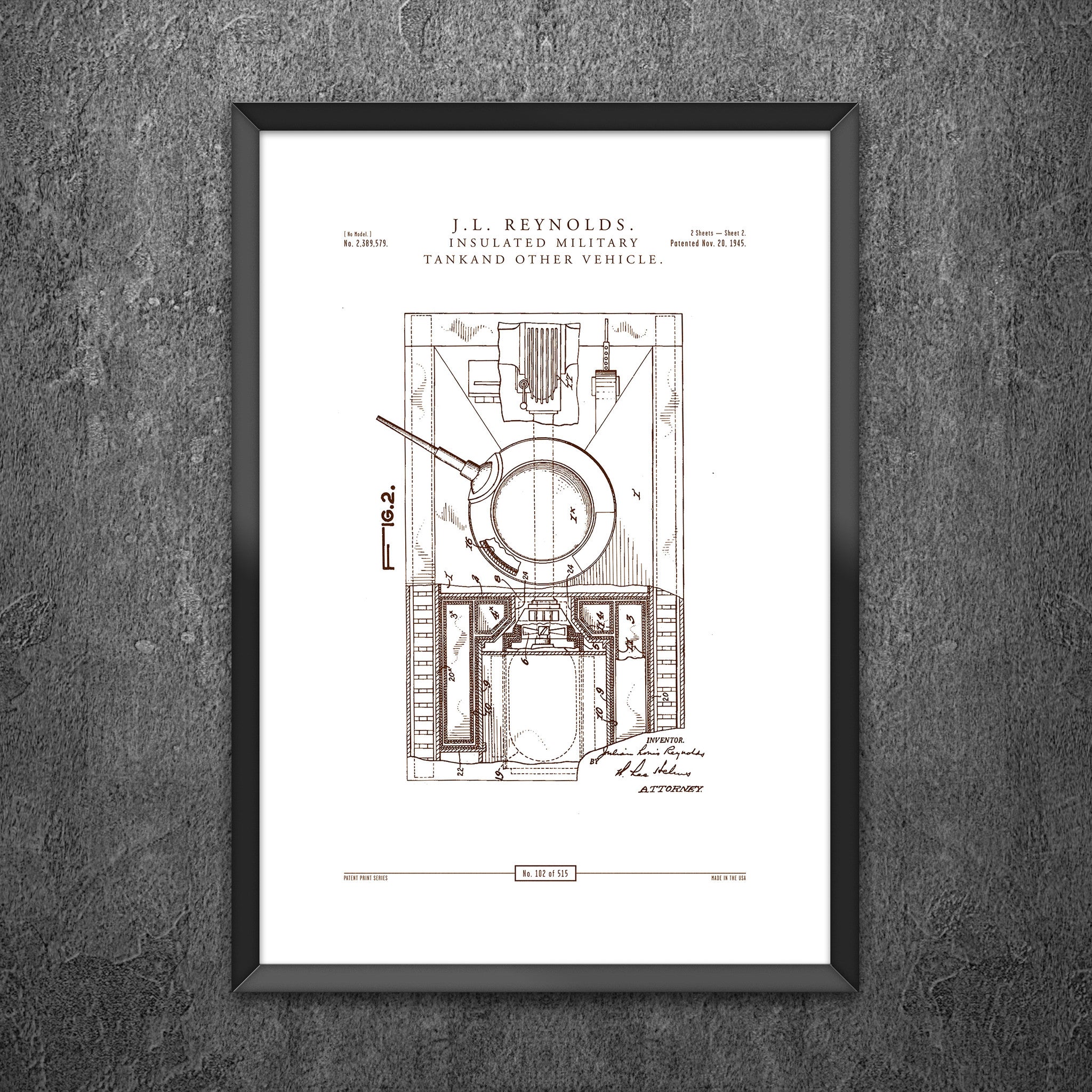 No 102 - Insulated Military Tank and Other Vehicle