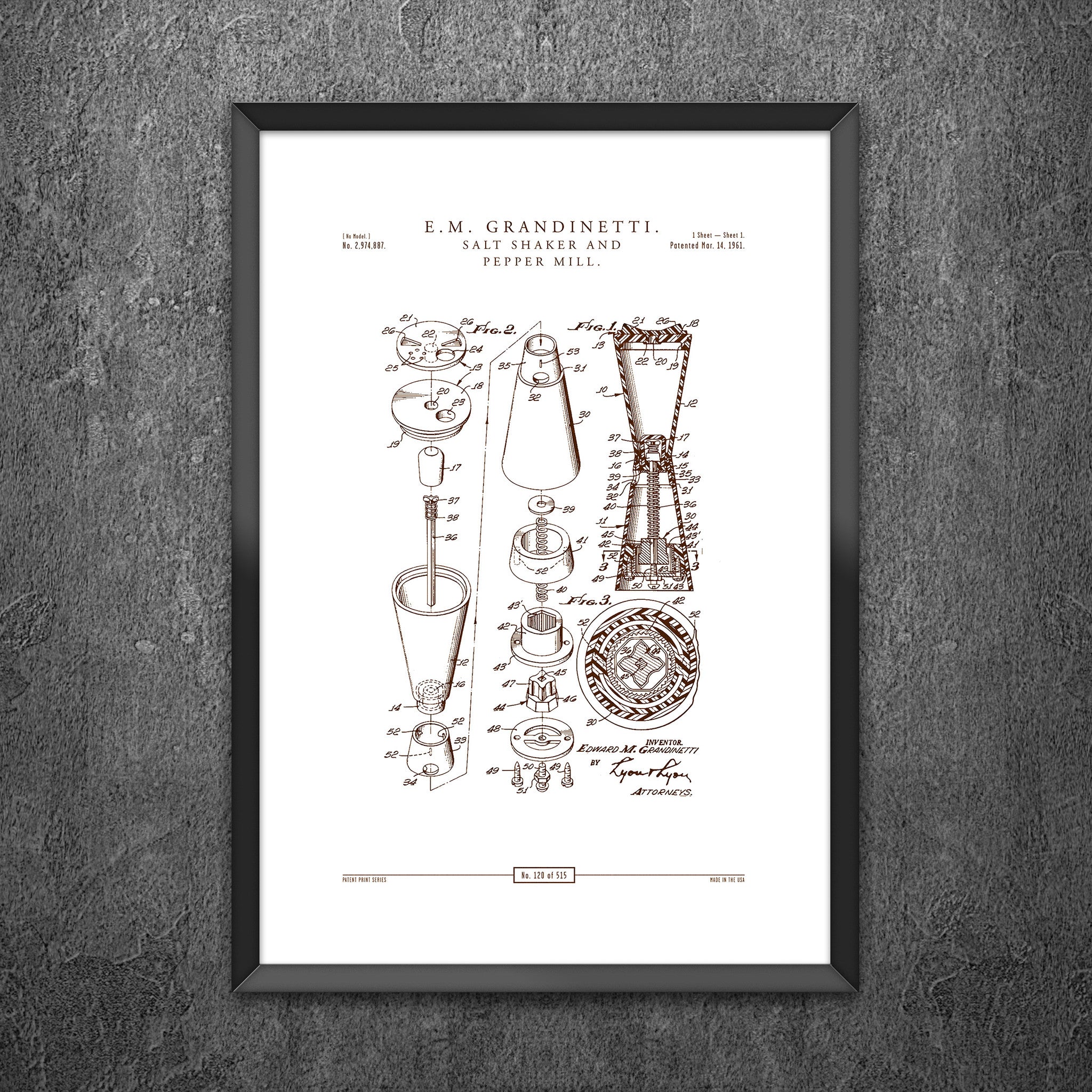 No 120 - Salt Shaker and Pepper Mill