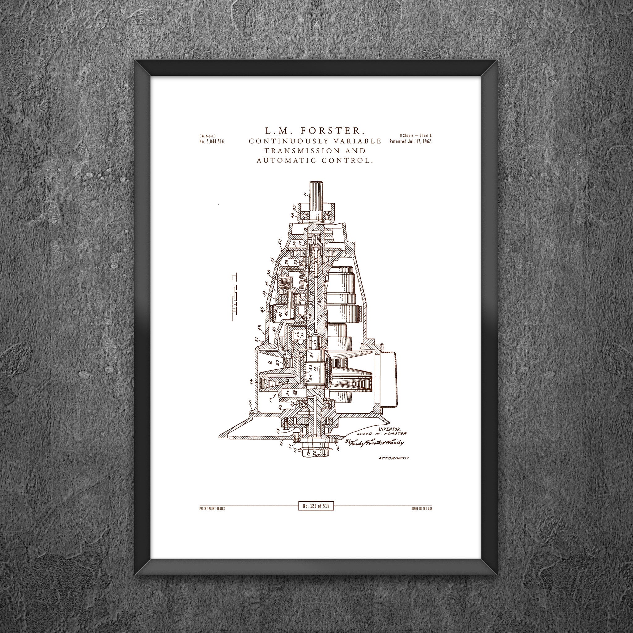 No 123 - Continuously Variable Transmission and Automatic Control