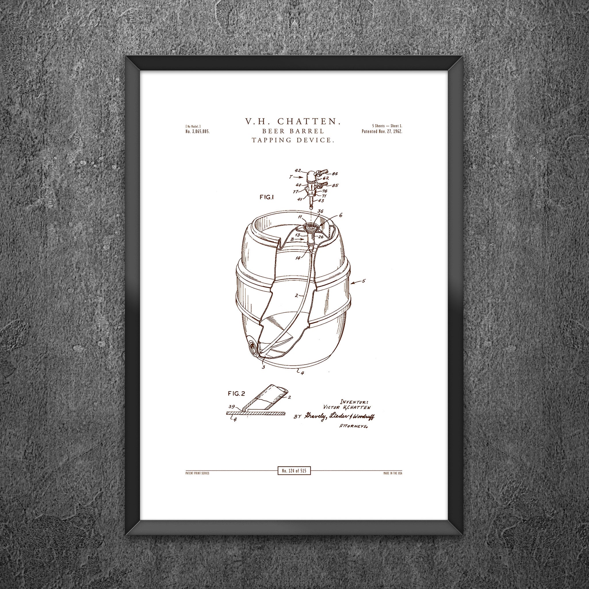 No 124 - Beer Barrel Tapping Device