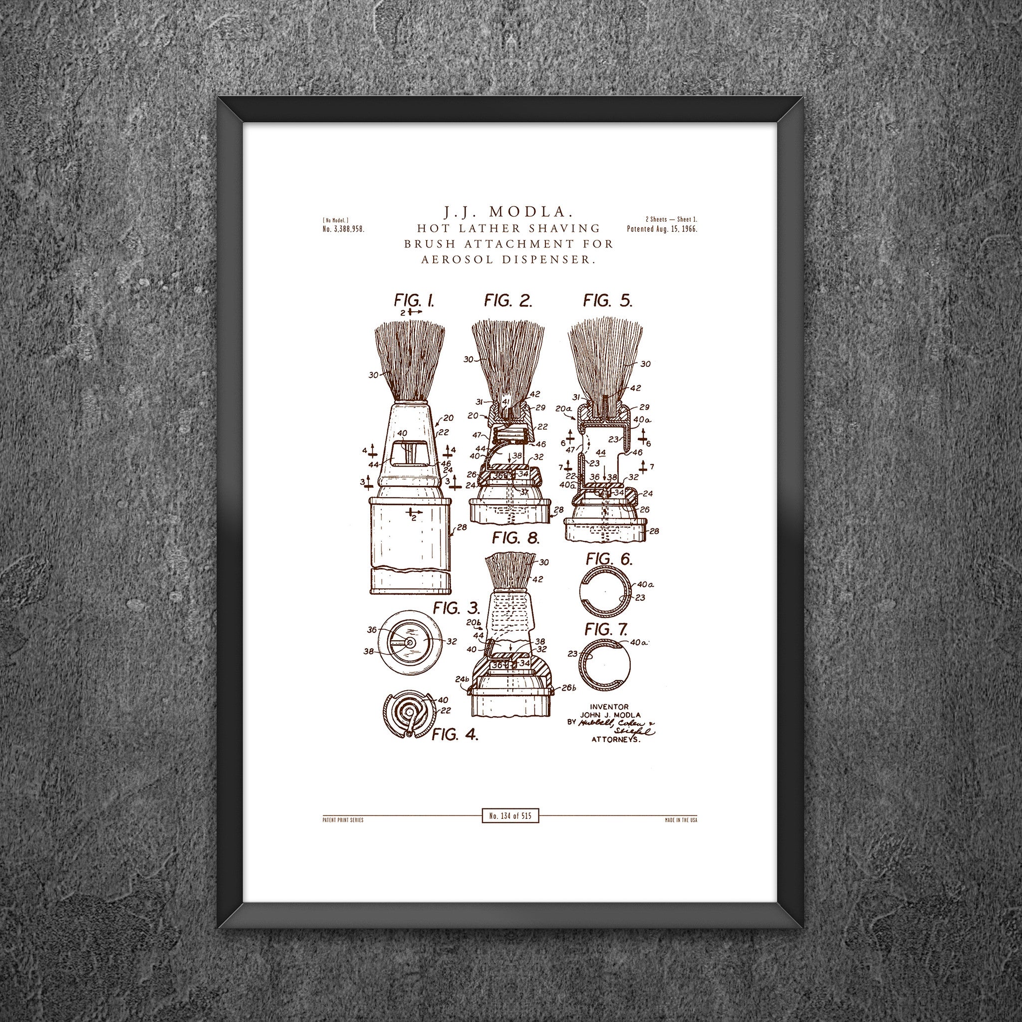 No 134 - Hot Lather Shaving Brush