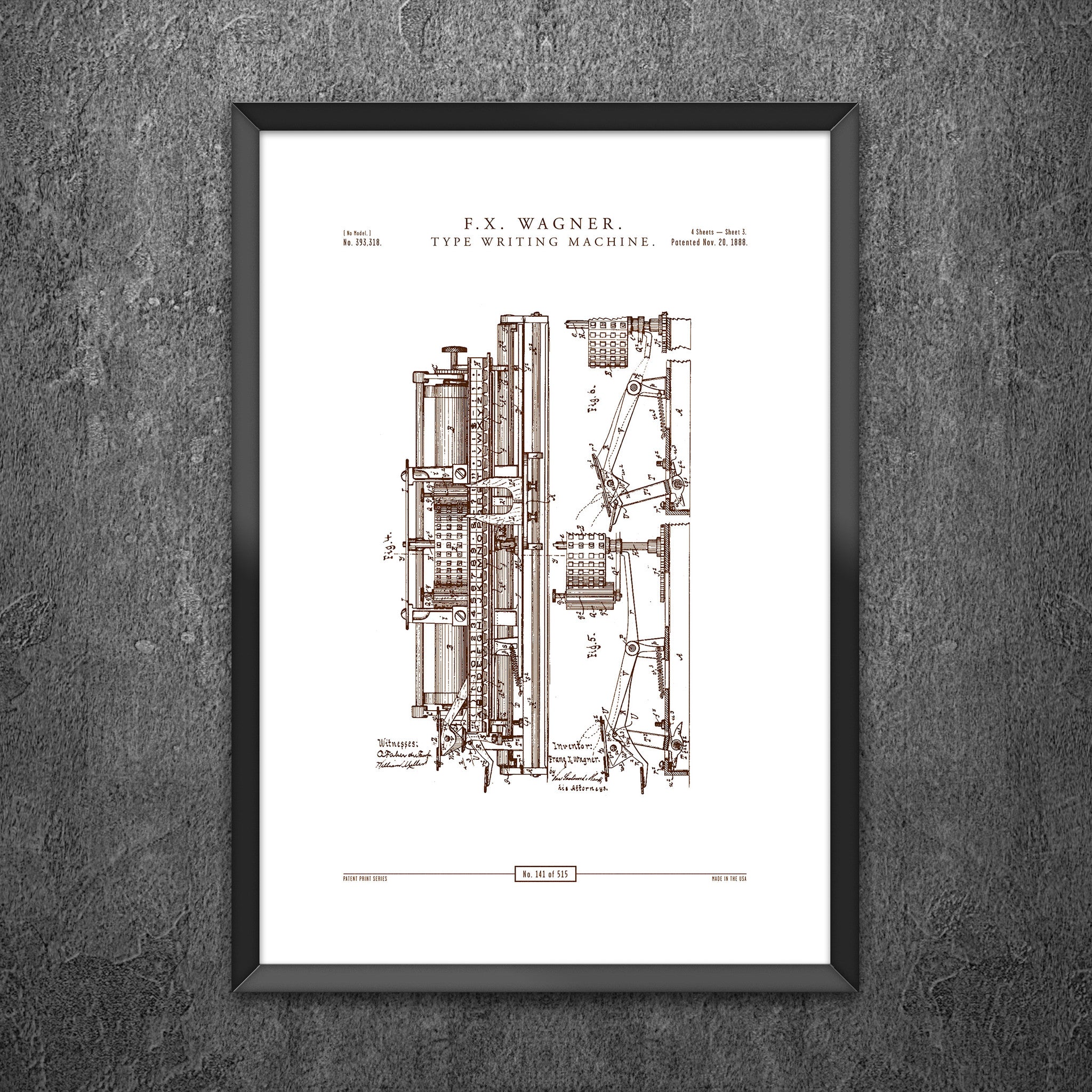 No 141 - Type Writing Machine