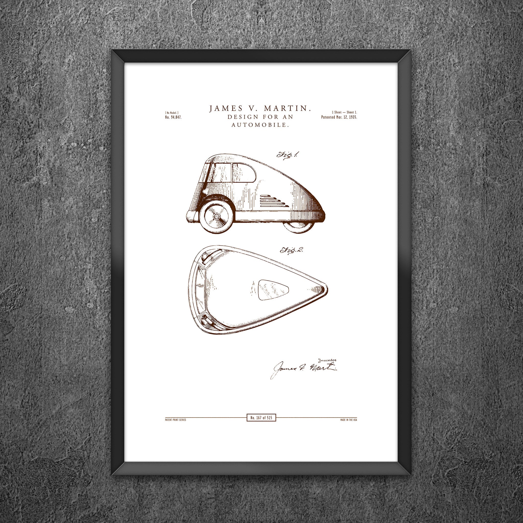 No 167 - Design for an Automobile