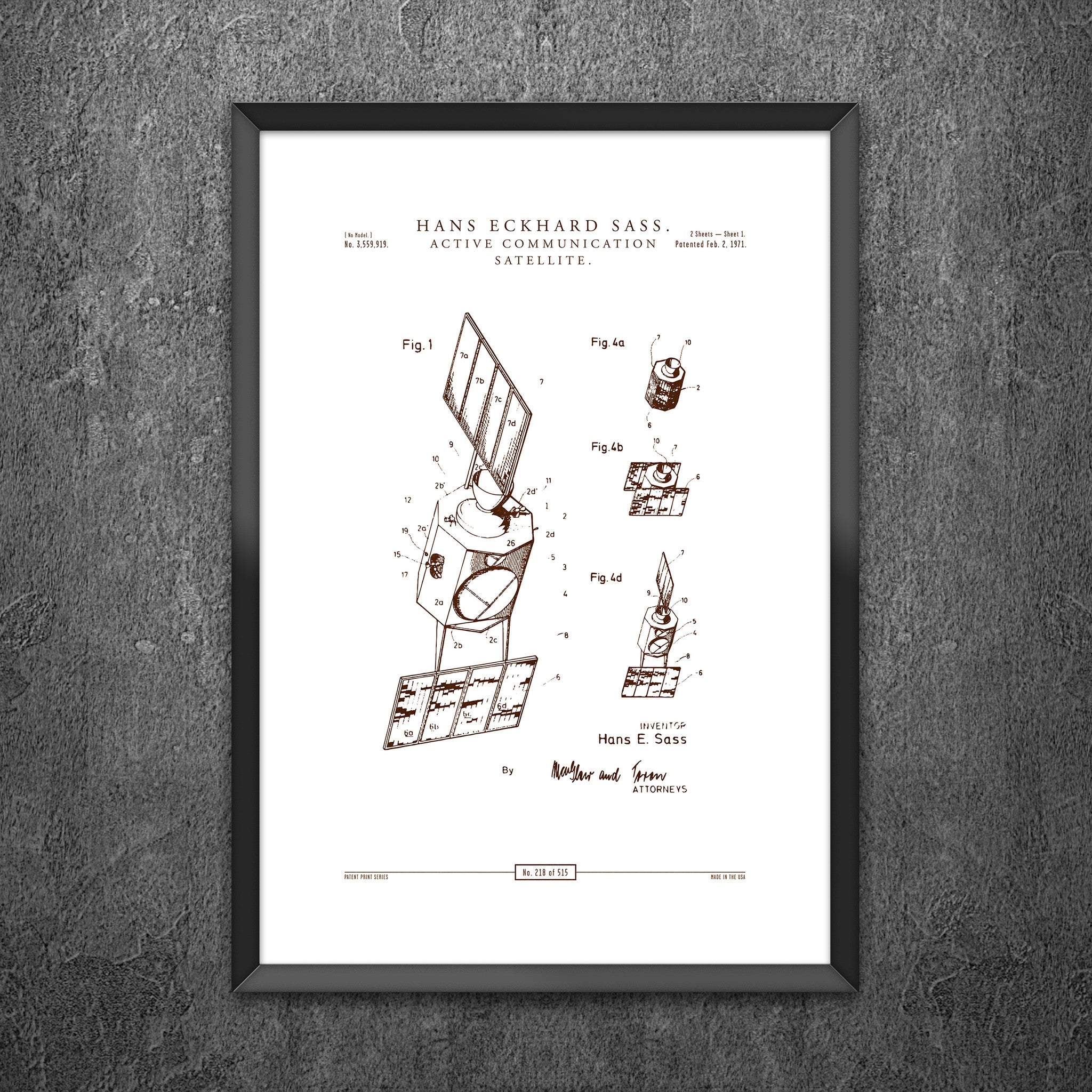 No 218 - Active Communication Satellite