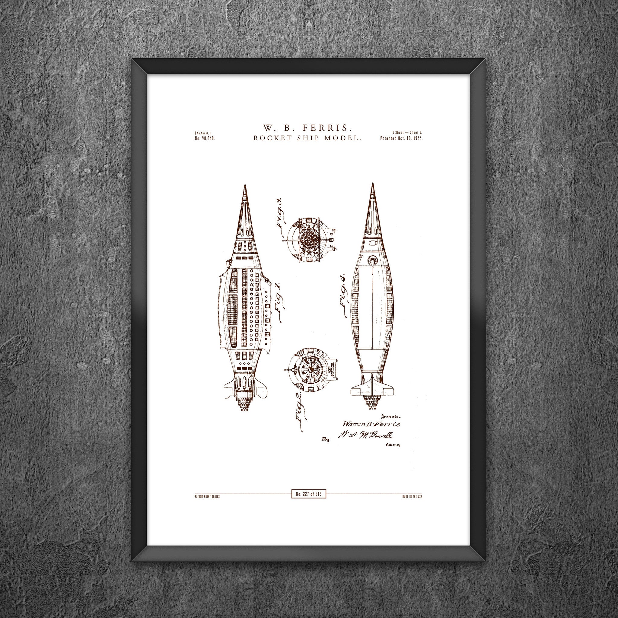 No 227 - Rocket Ship Model