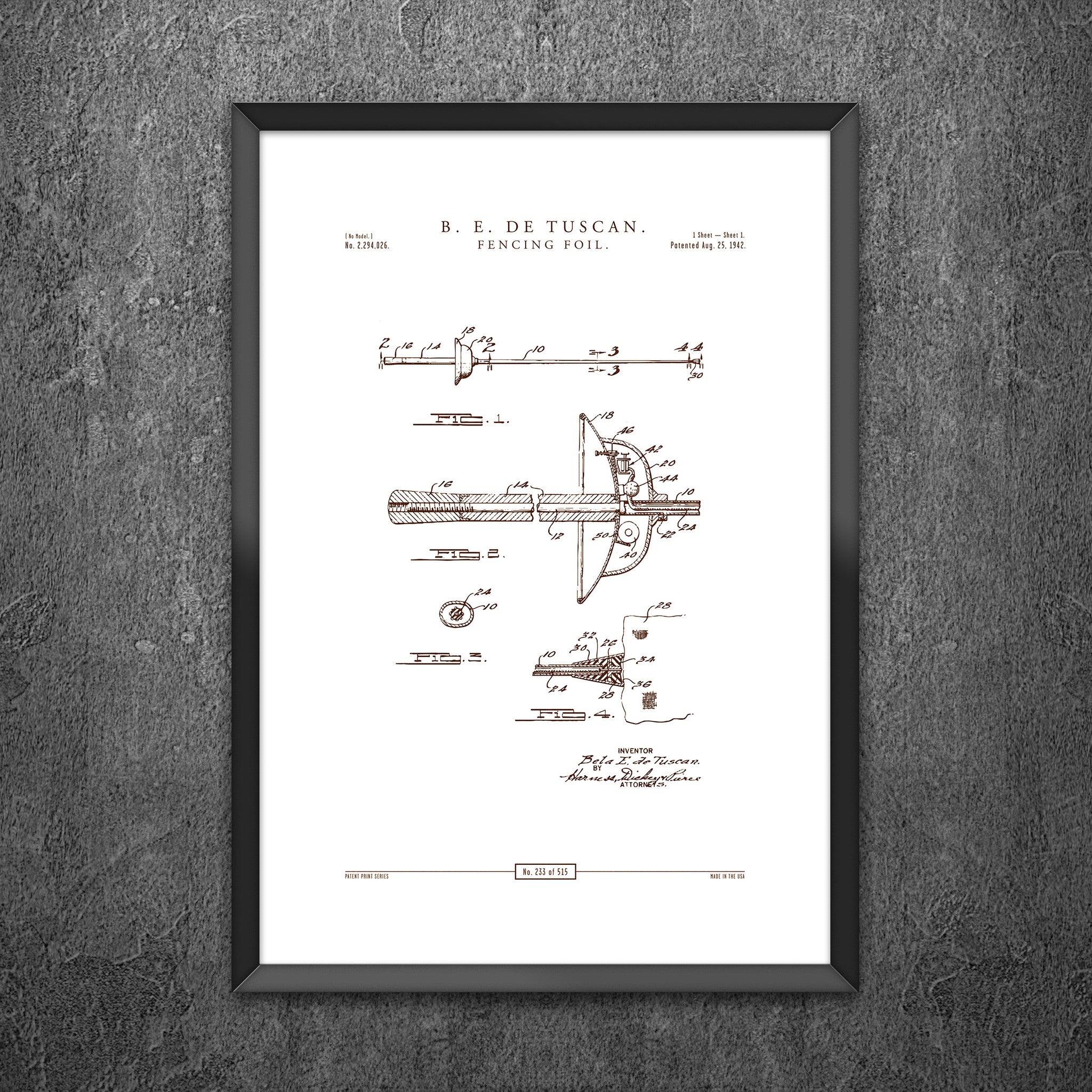 No 233 - Fencing Foil