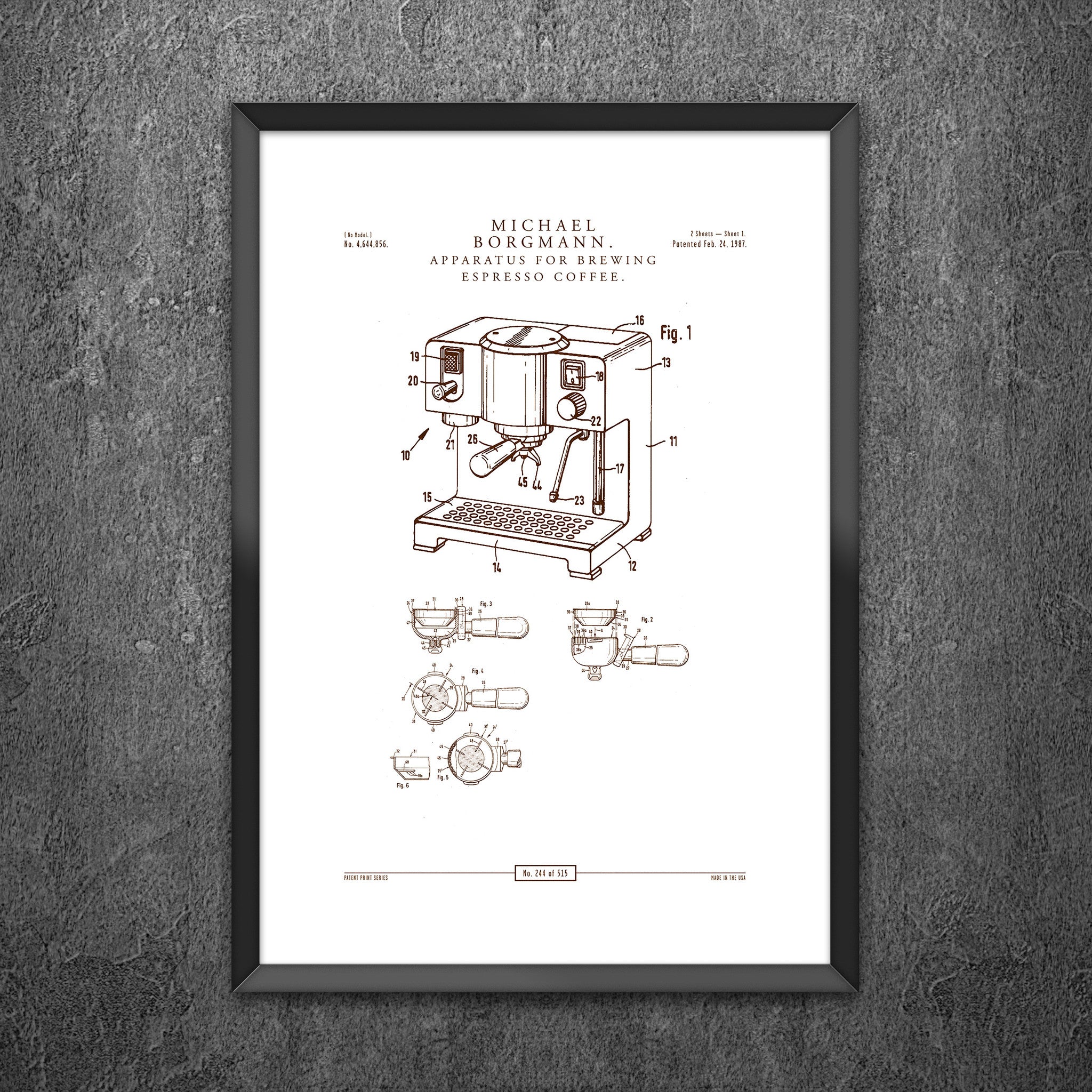 No 244 - Apparatus for Brewing Espresso
