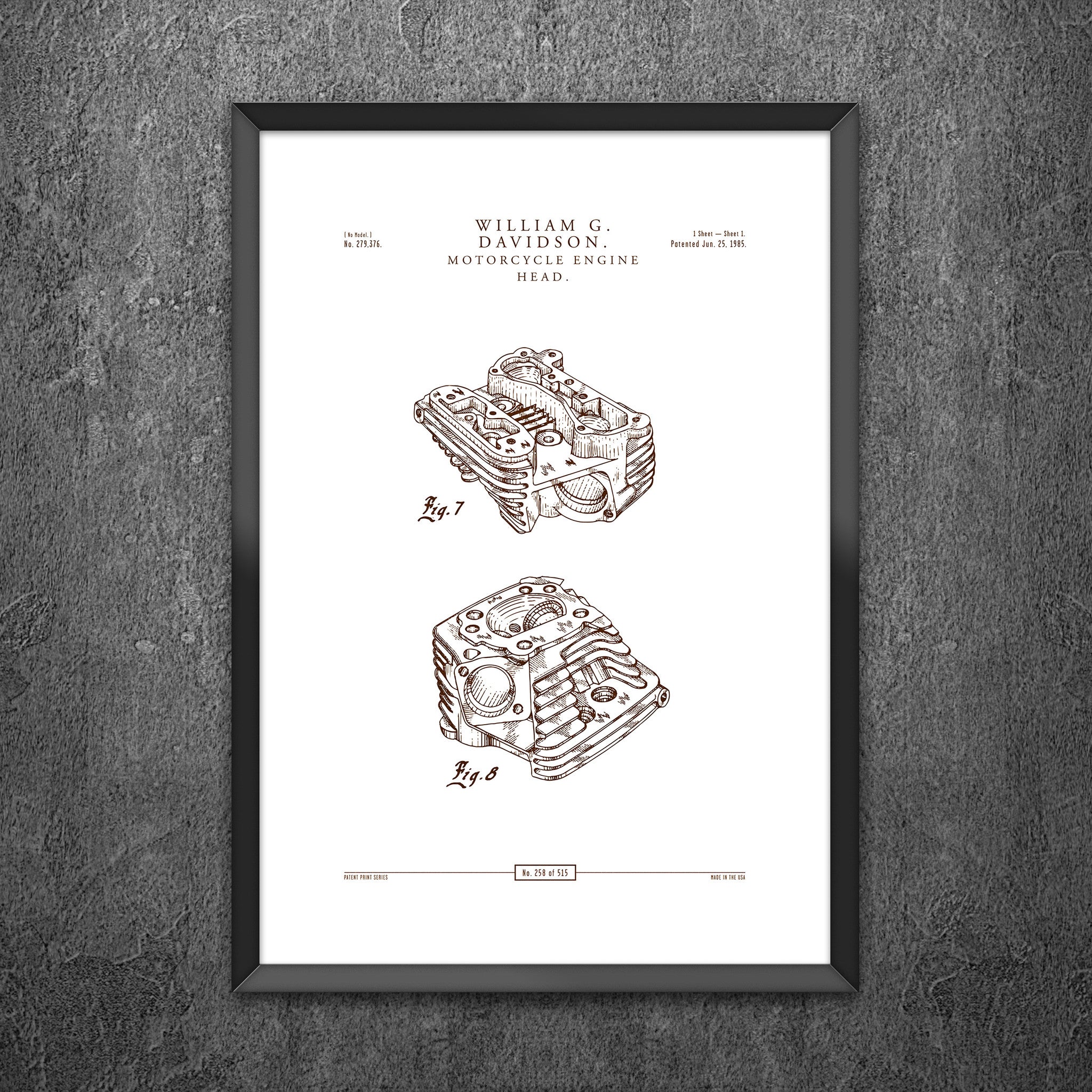 No 258 - Motorcycle Engine Head