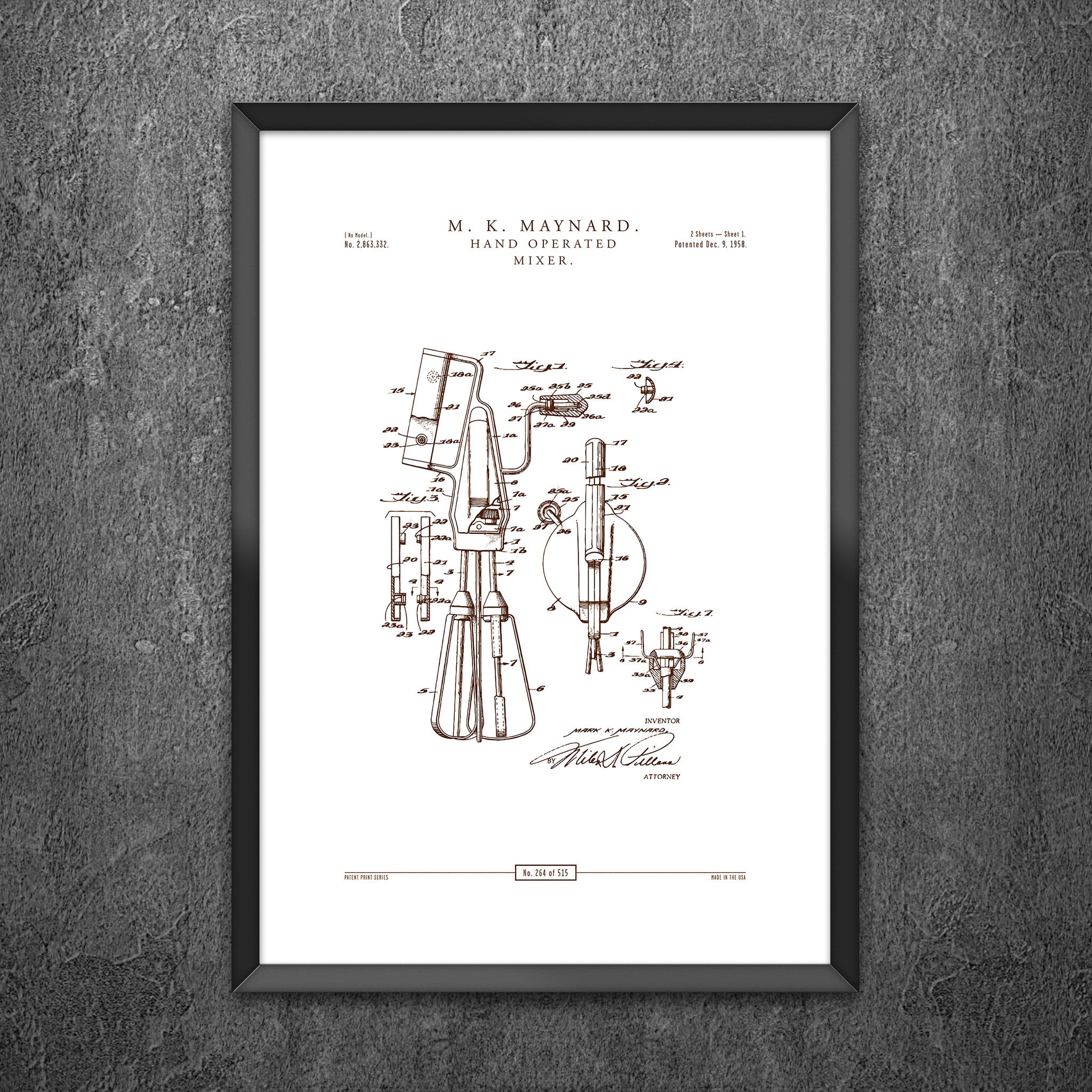 No 264 - Hand Operated Mixer