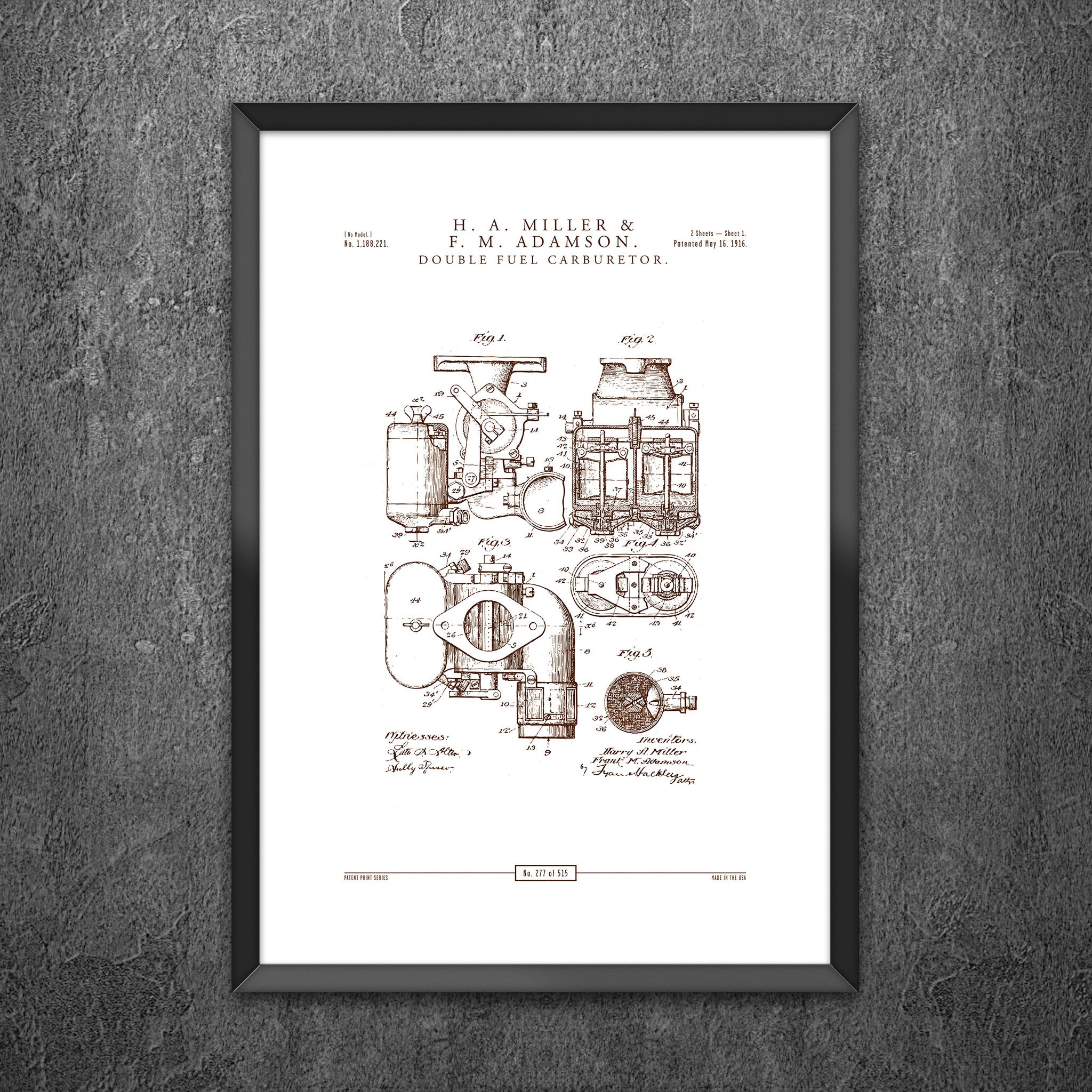 No 277 - Double Fuel Carburetor