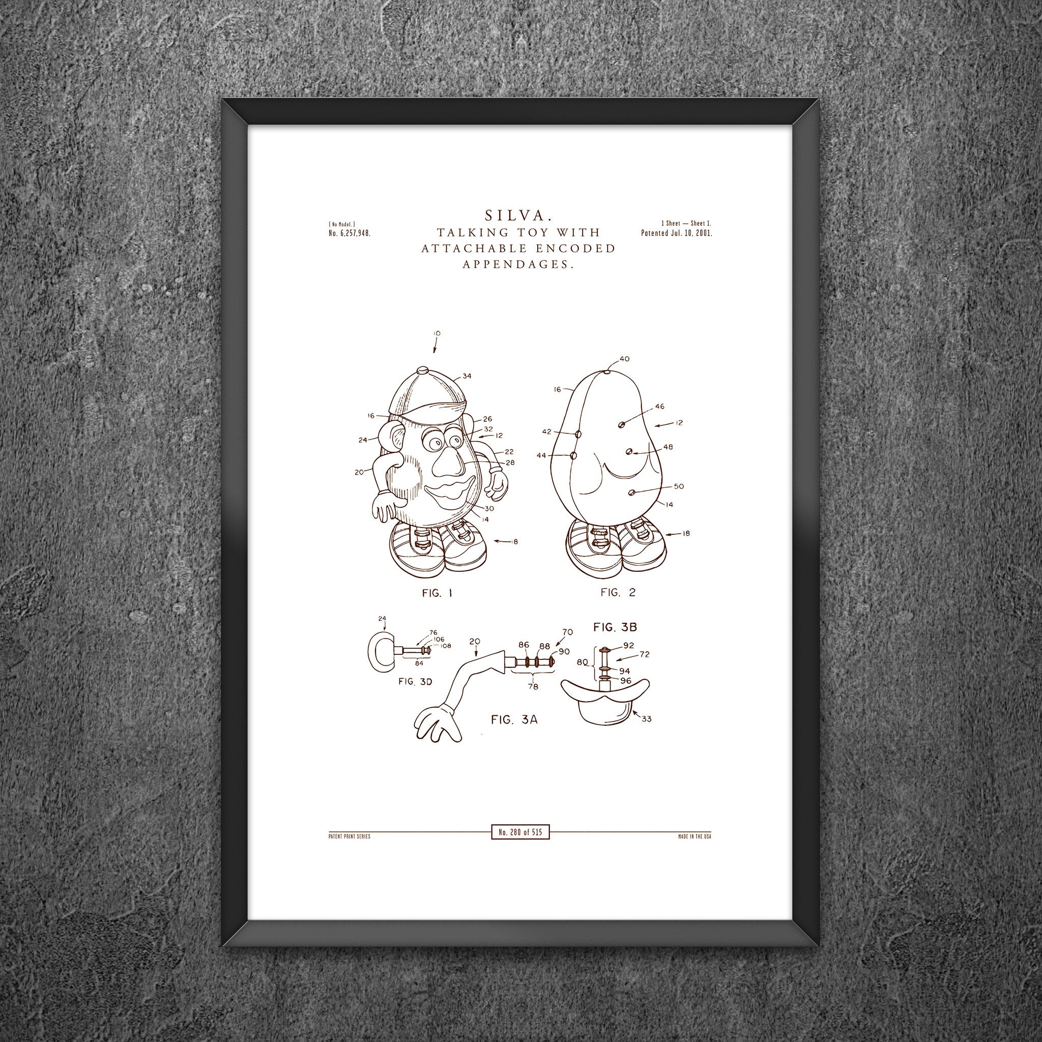 No 280 - Talking Toy with Attachable Encoded Appendages