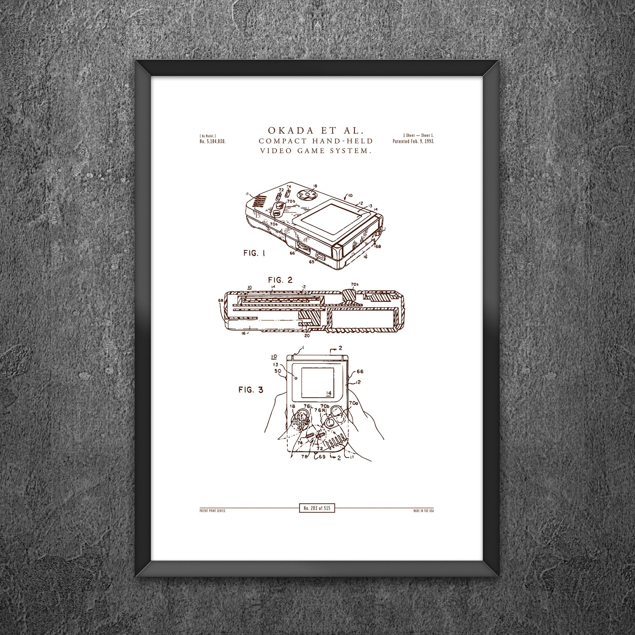 No 283 - Compact Hand Held Video Game System