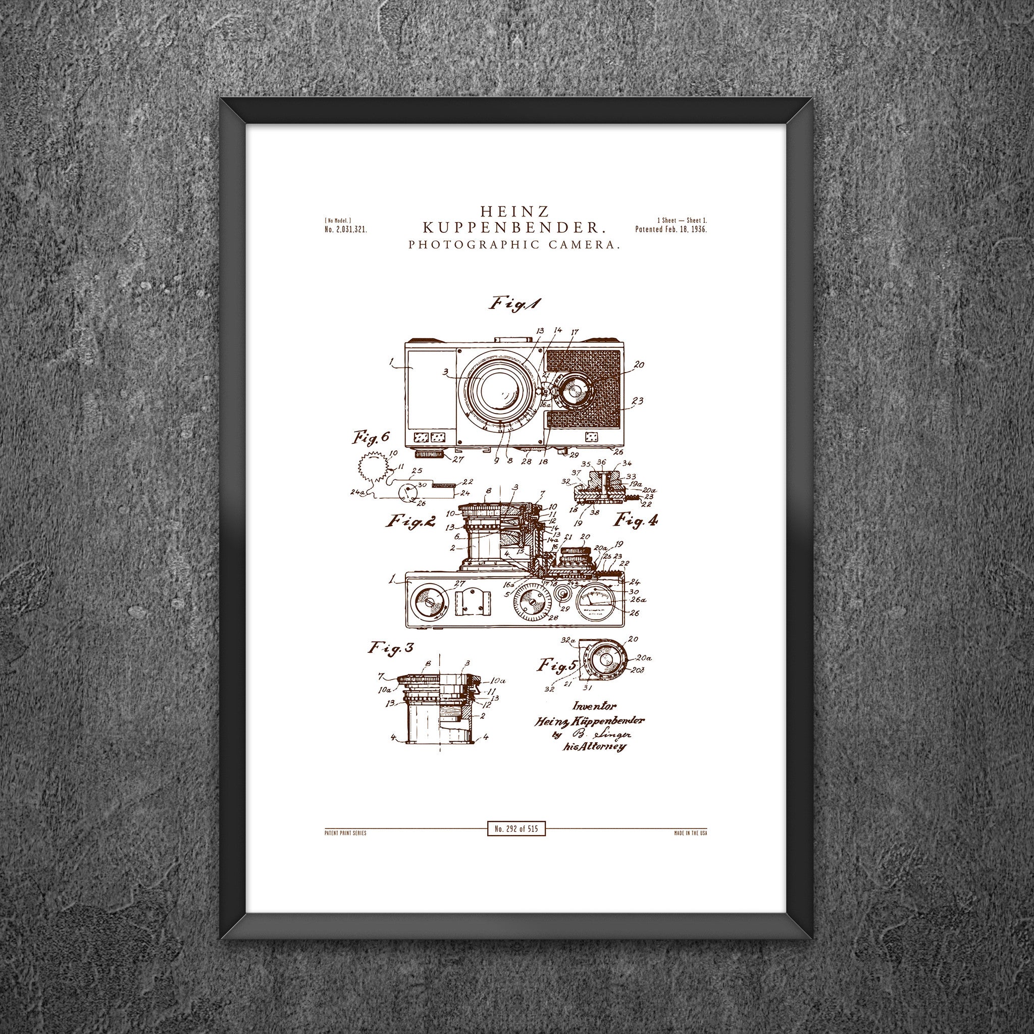 No 292 - Photographic Camera
