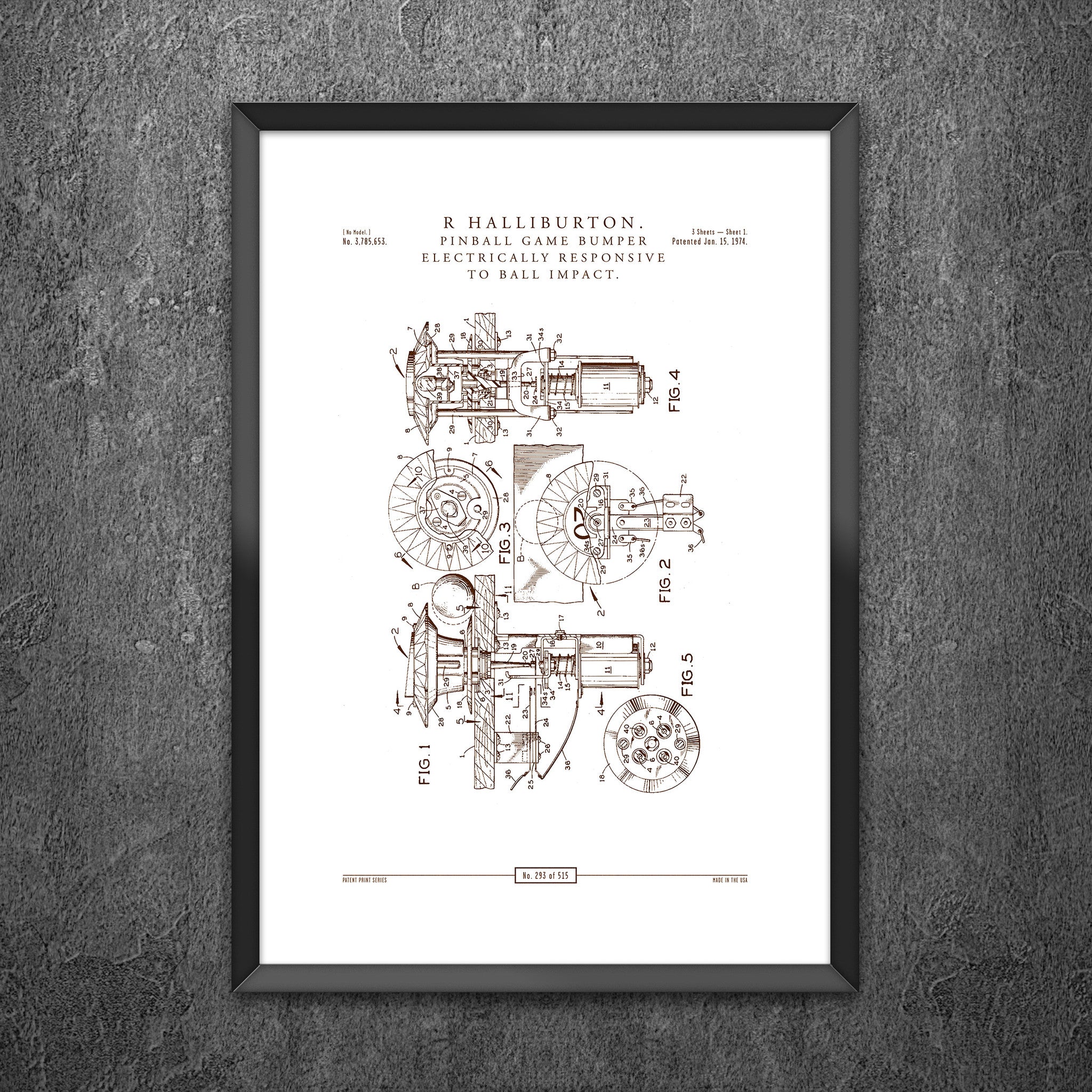 No 293 - Pinball Bumper Electrically Responsive to Ball