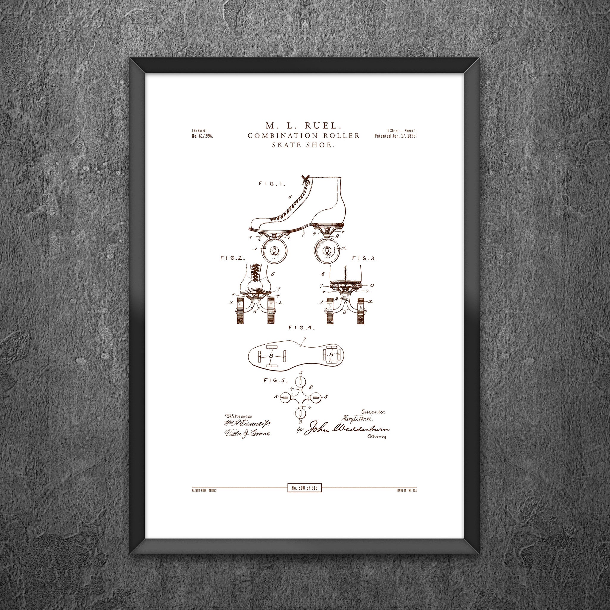 No 300 - Combination Roller Skate Shoe