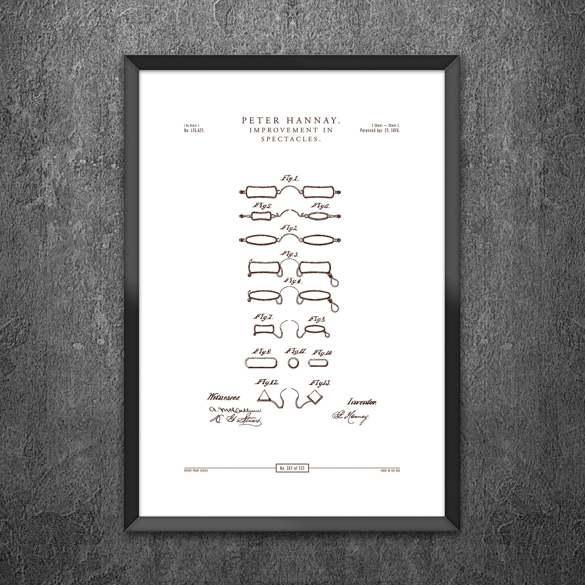 No 307 - Improvement in Spectacles