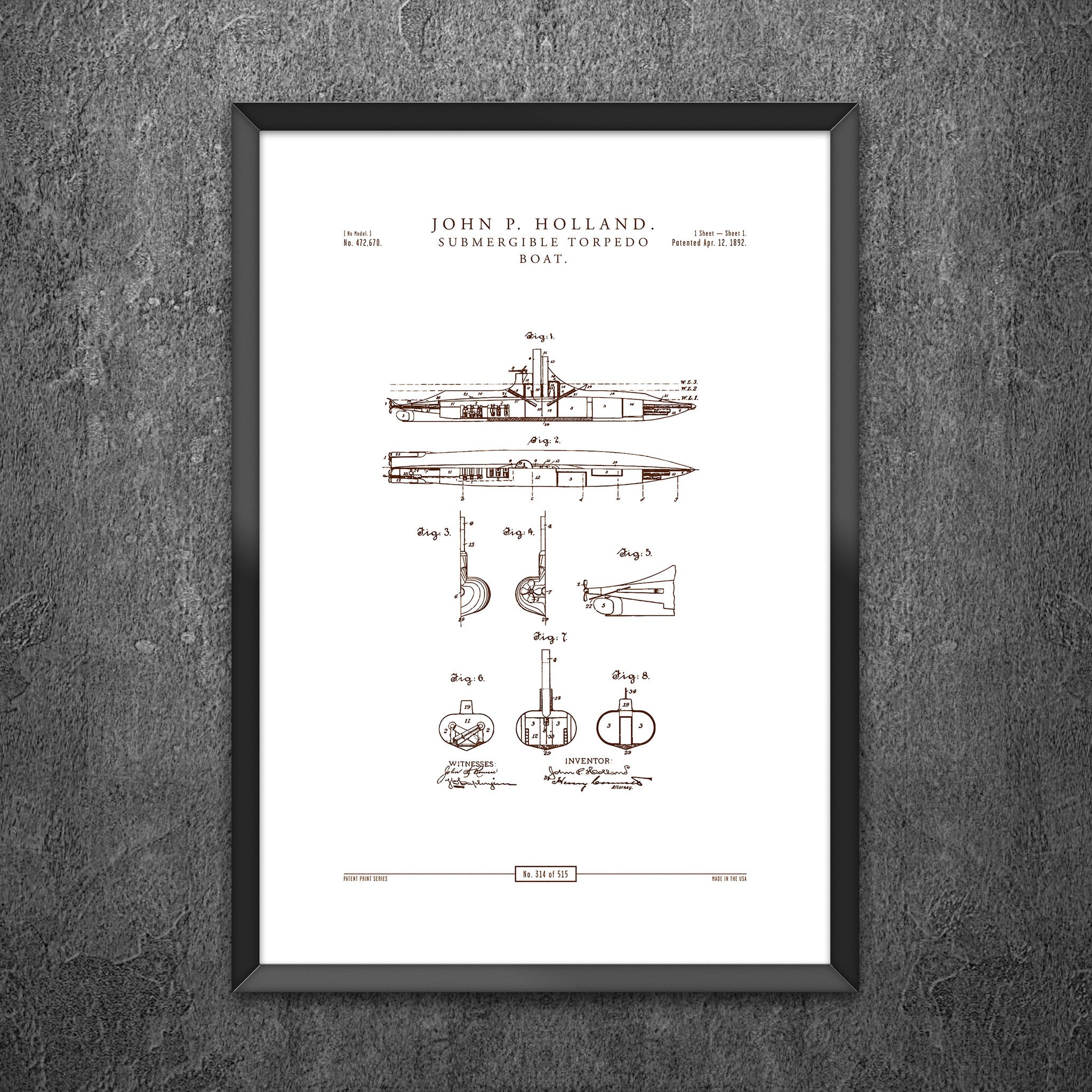 No 314 - Submergible Torpedo Boat