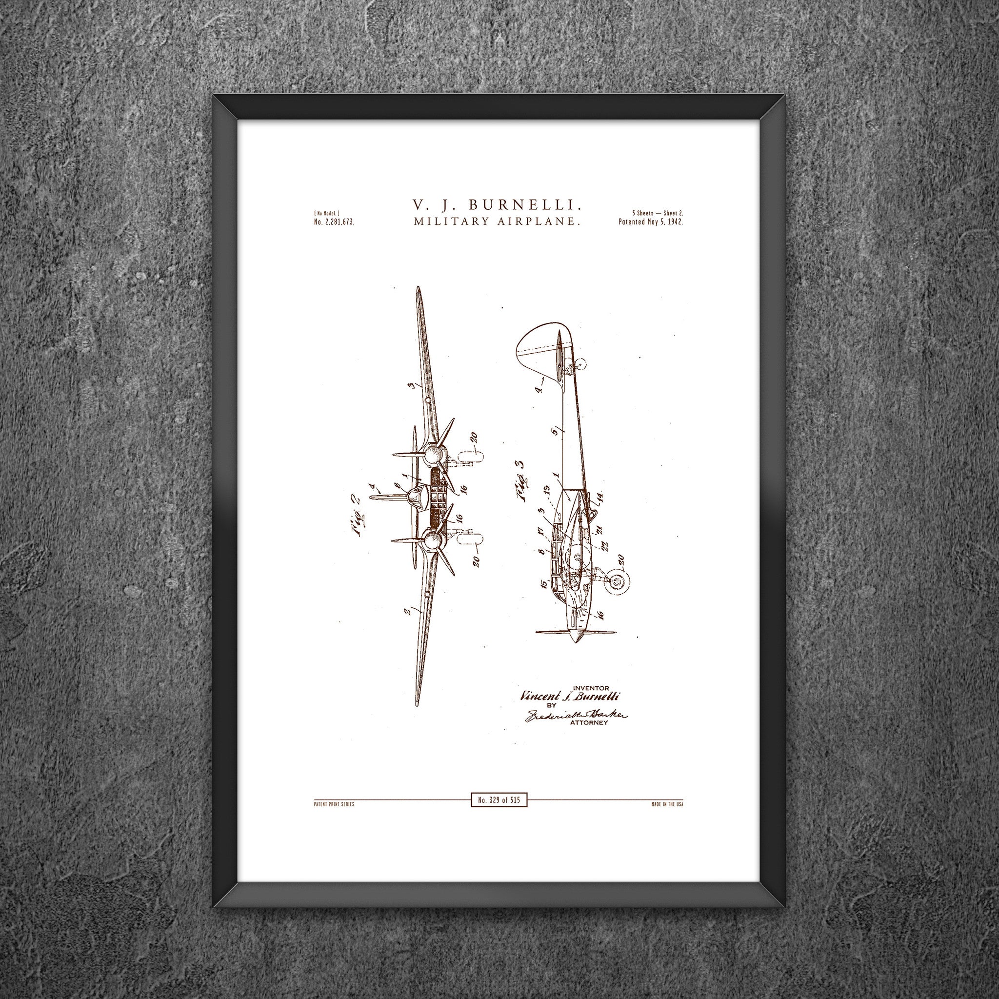 No 329 - Military Airplane