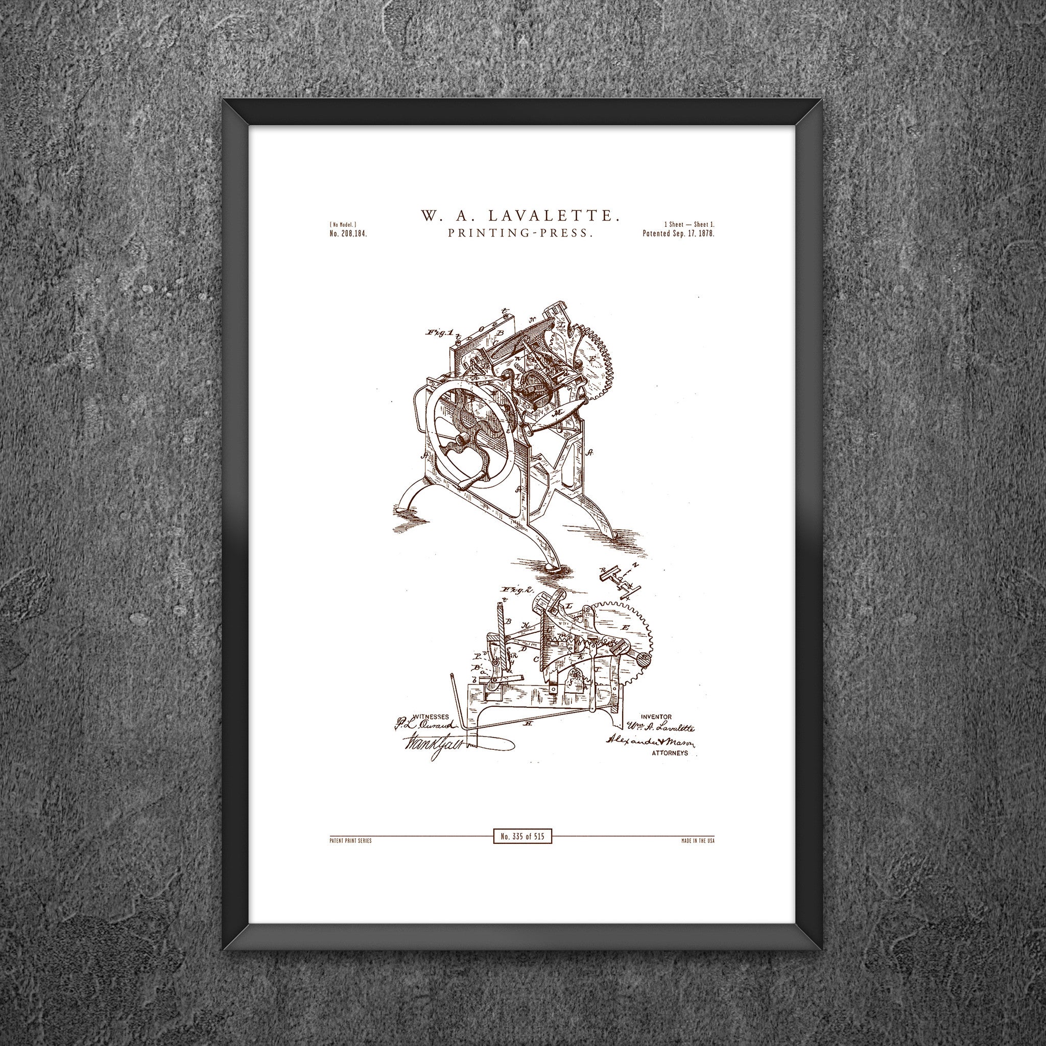 No 335 - Printing Press