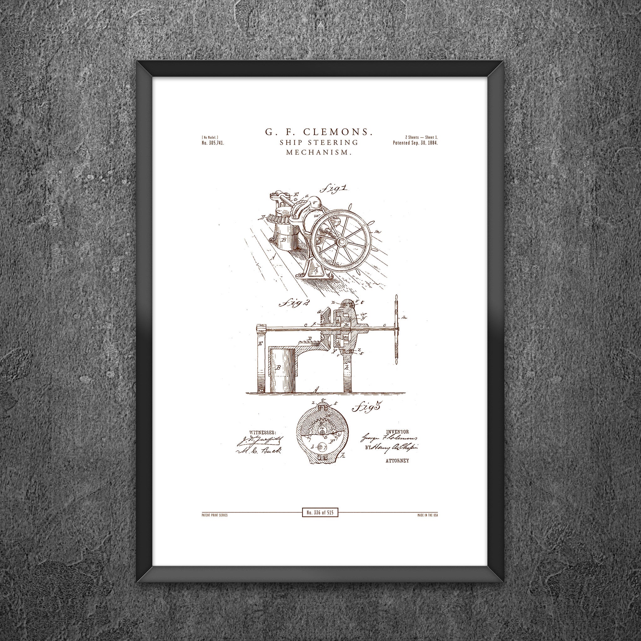 No 336 - Ship Steering Mechanism