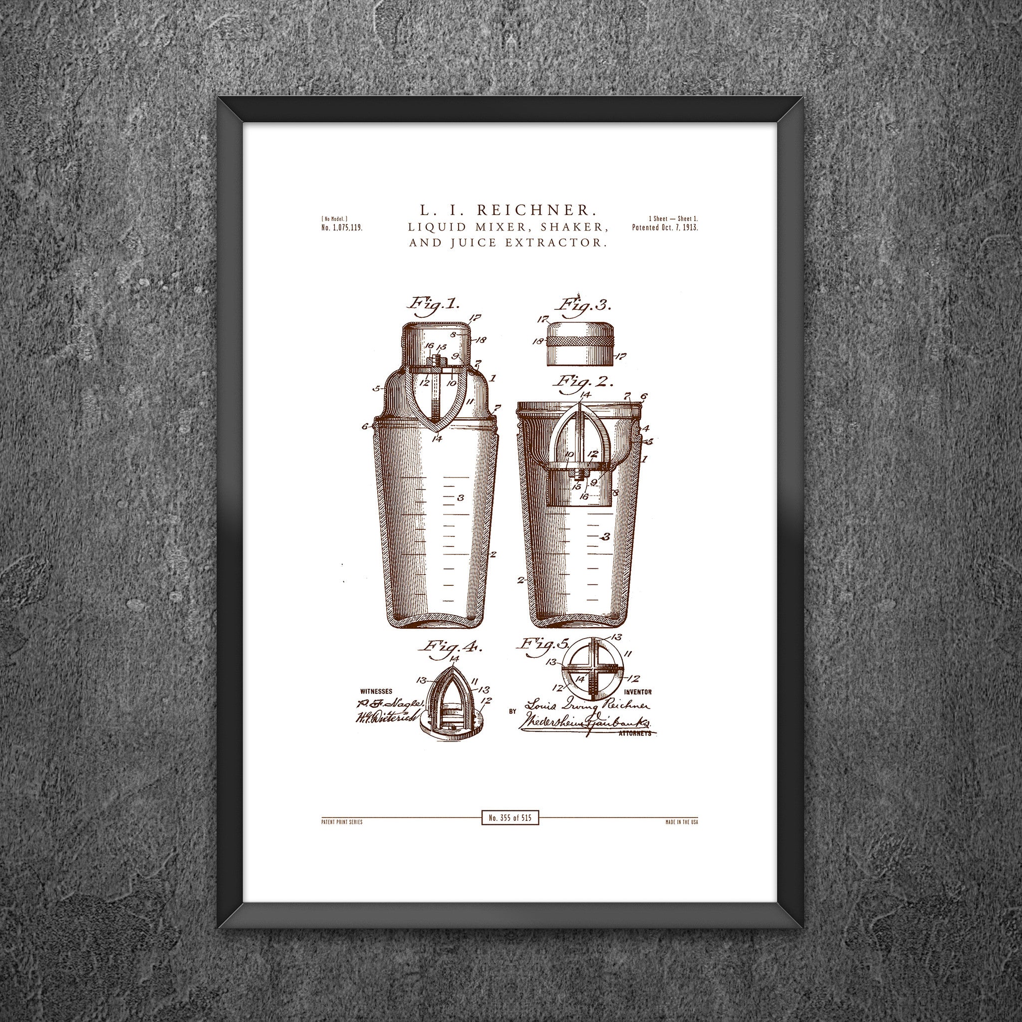 No 355 - Liquid Mixer Shaker and Juice Extractor