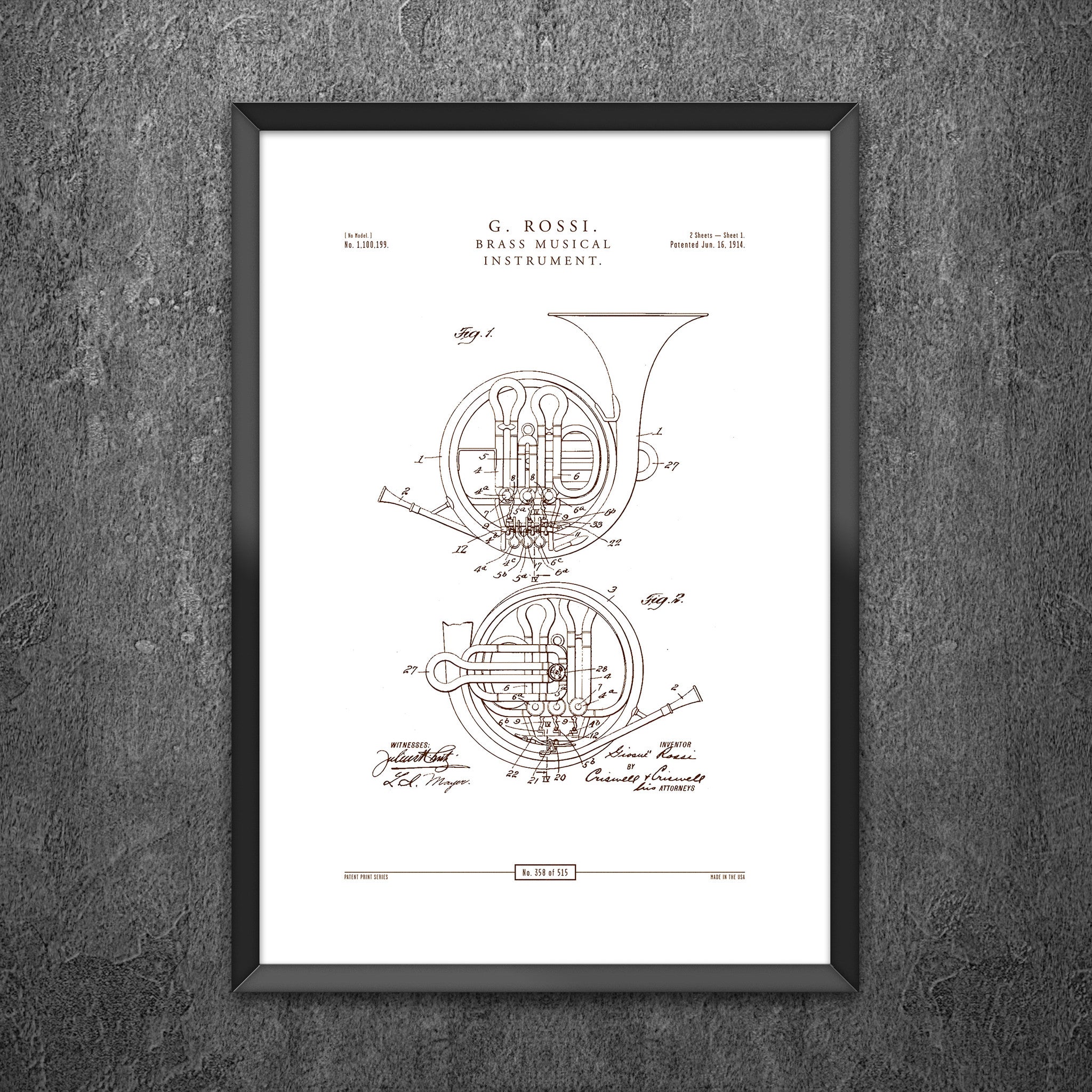 No 358 - Brass Musical Instrument