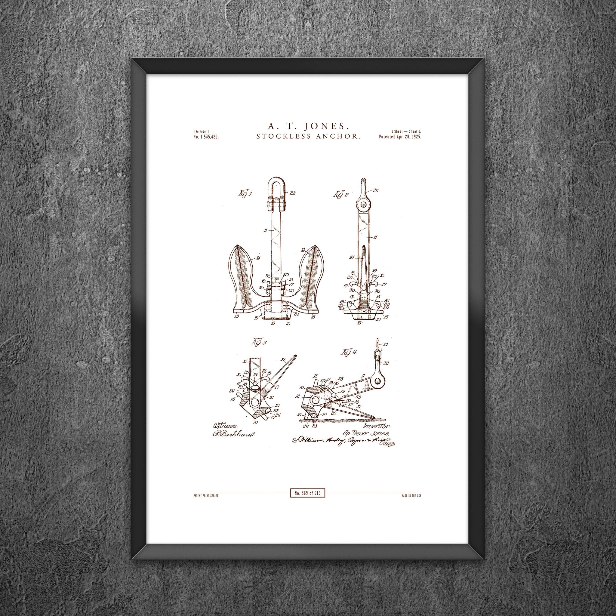 No 369 - Stockless Anchor