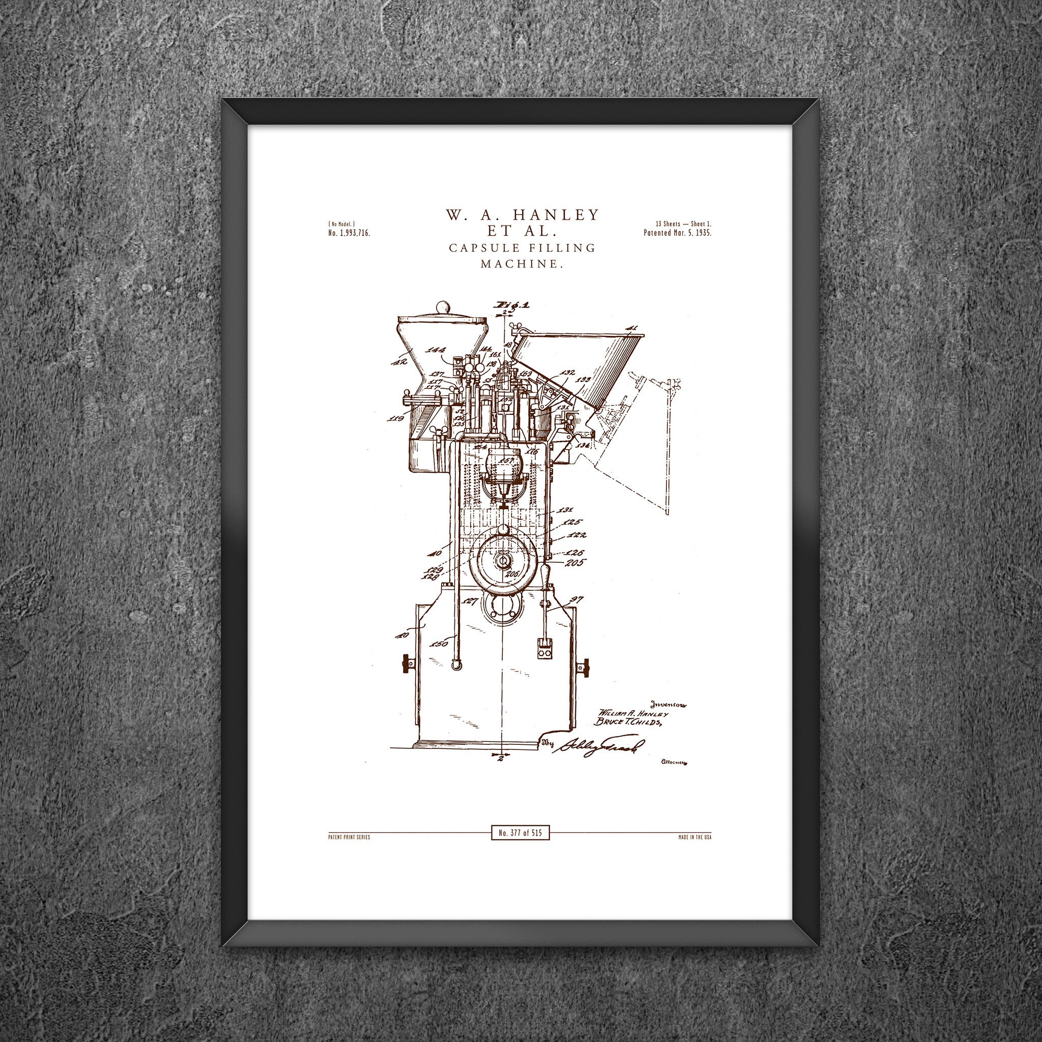 No 377 - Capsule Filling Machine