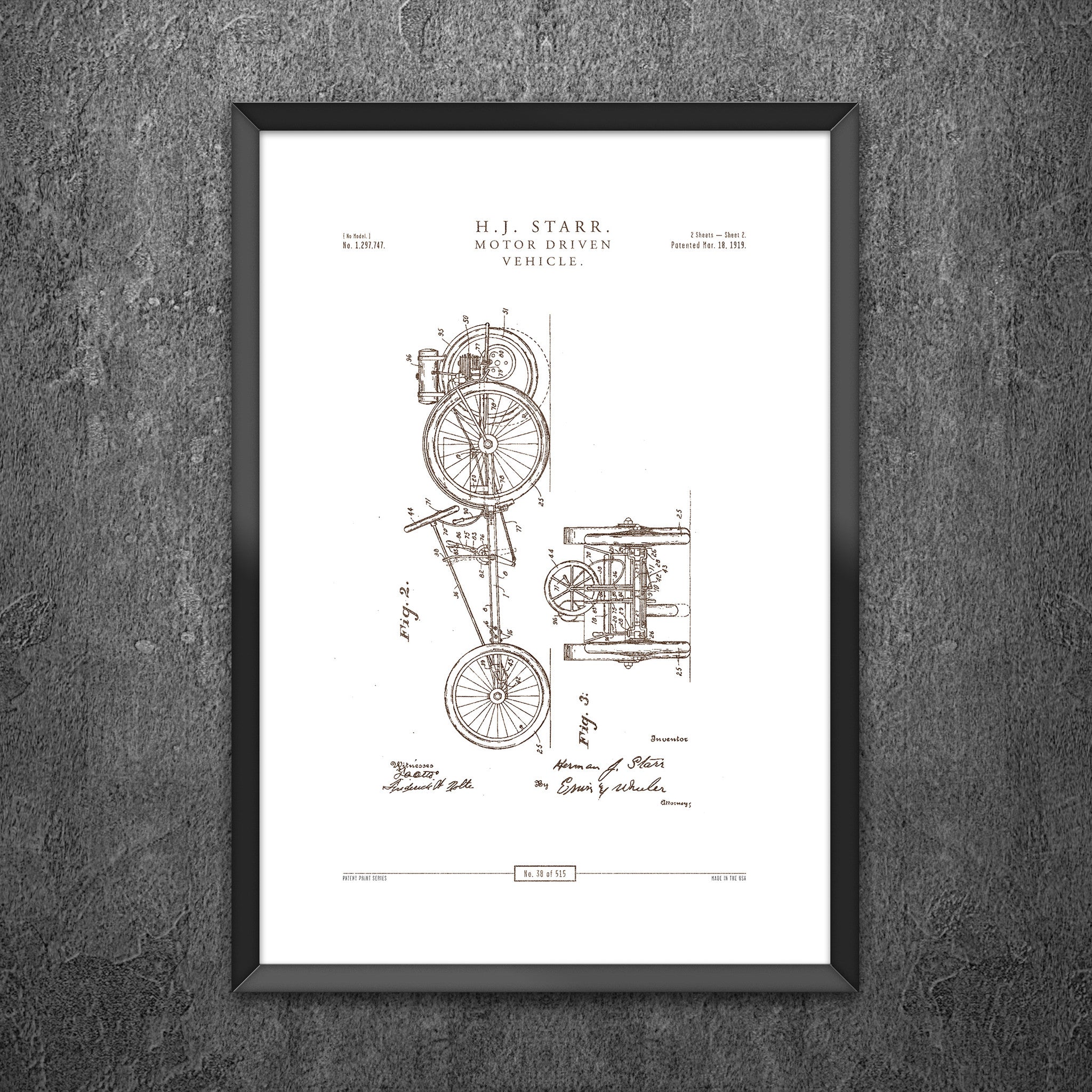 No 38 - Motor Driven Vehicle