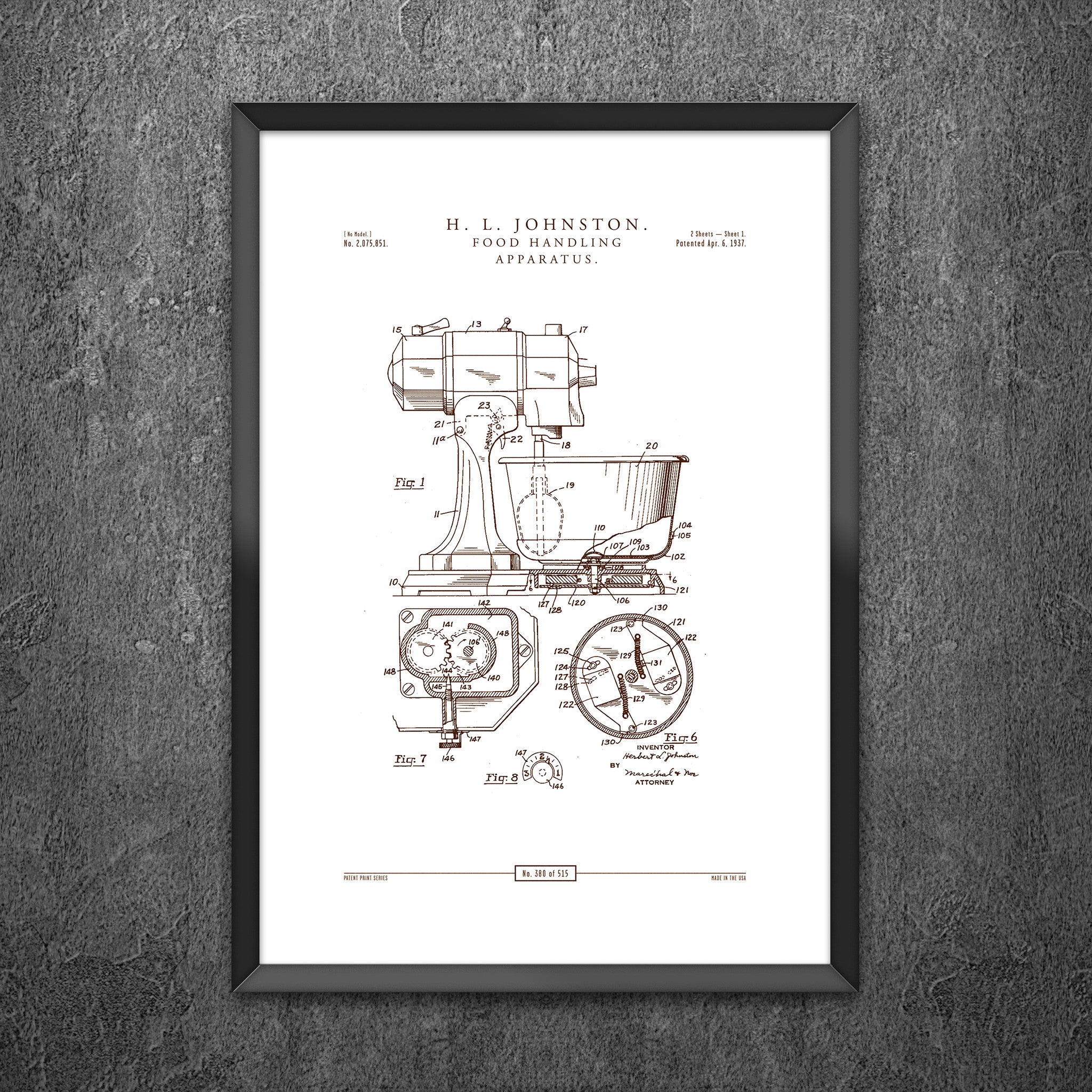 No 380 - Food Handling Apparatus