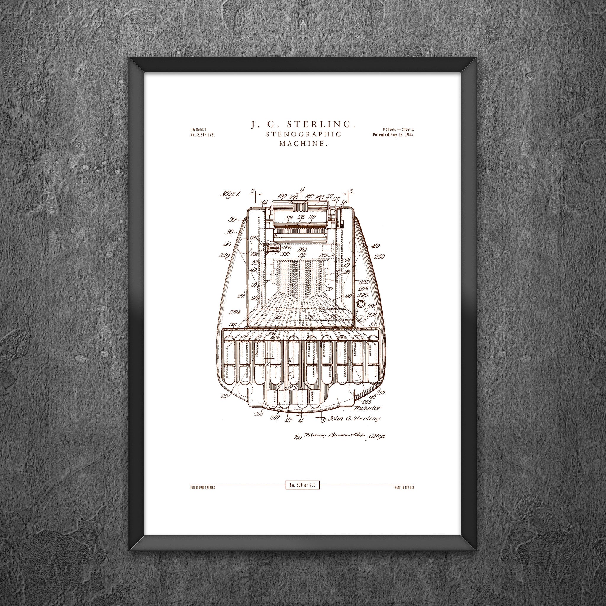 No 390 - Stenographic Machine