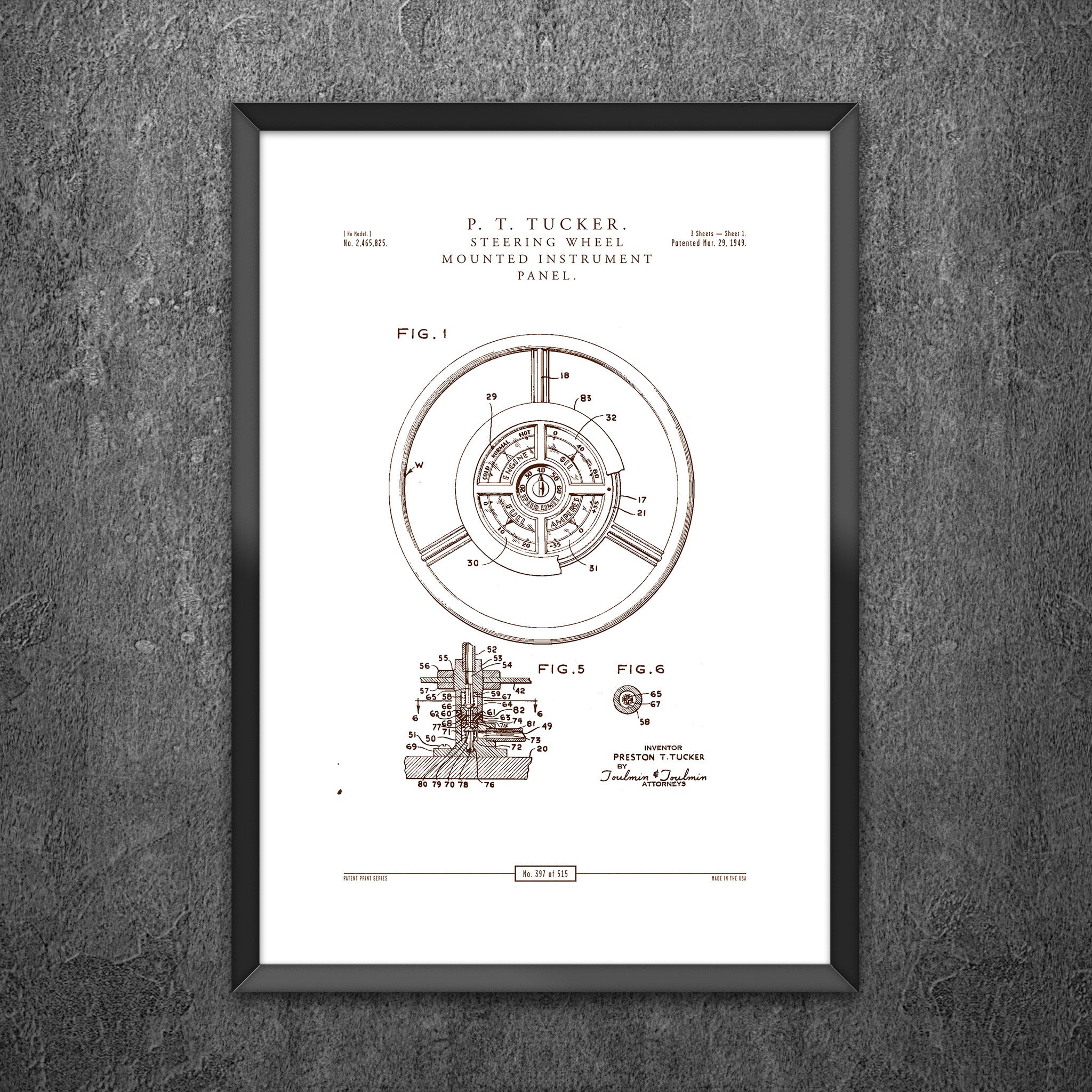 No 397 - Steering Wheel Mounted Instrument Panel