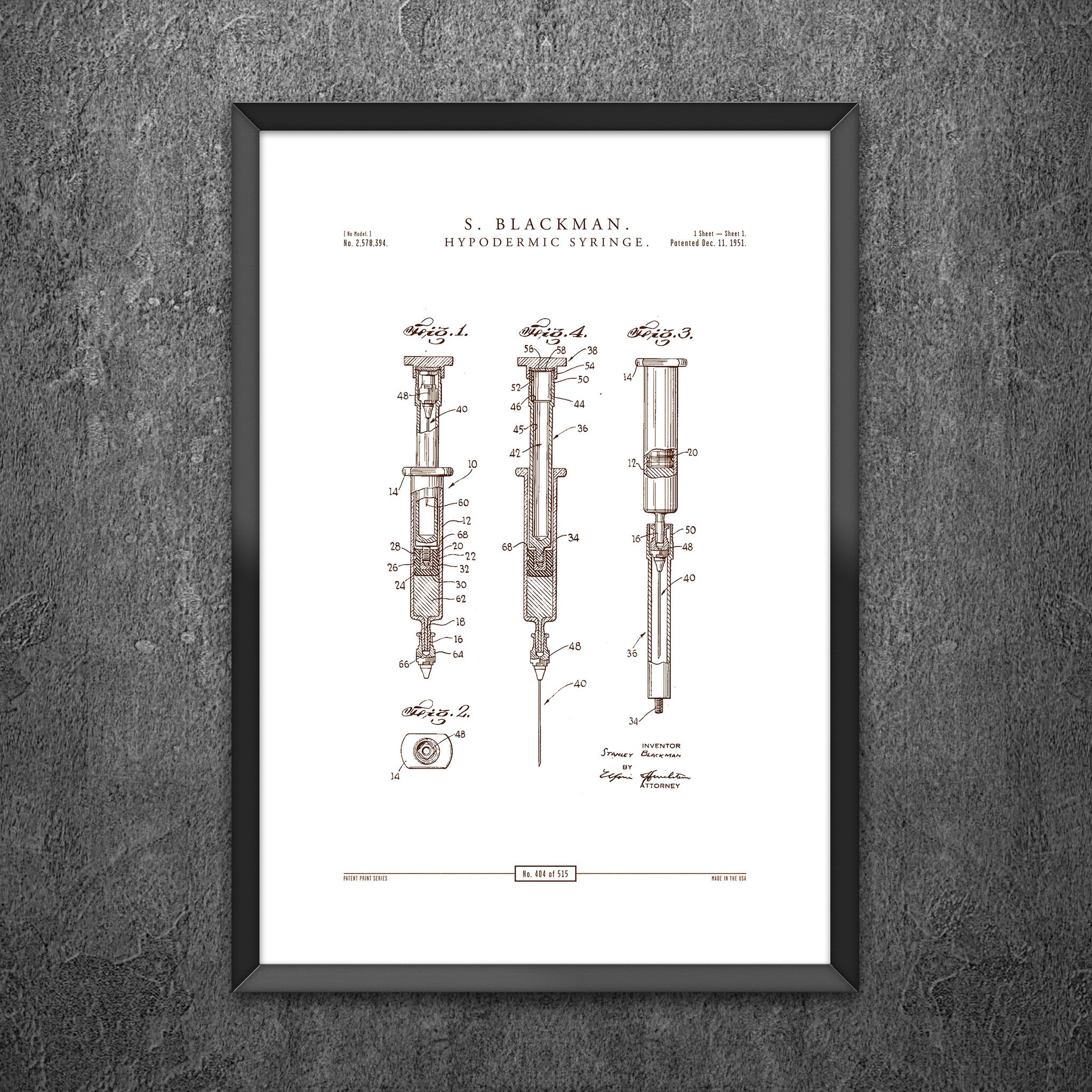No 404 - Hypodermic Syringe
