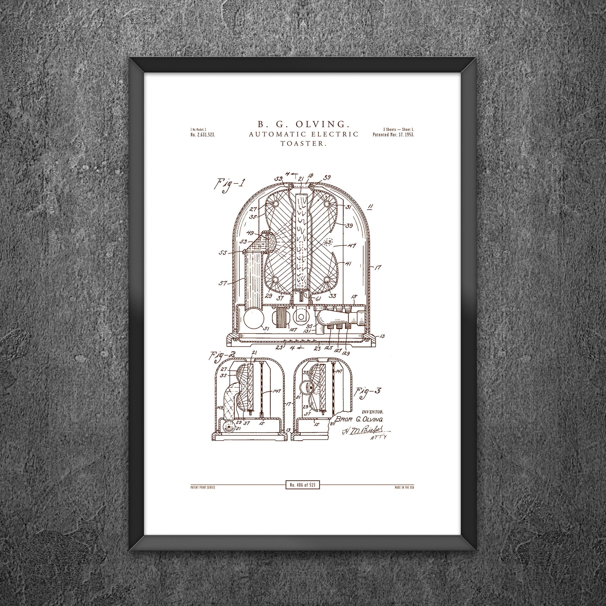 No 406 - Automatic Electric Toaster