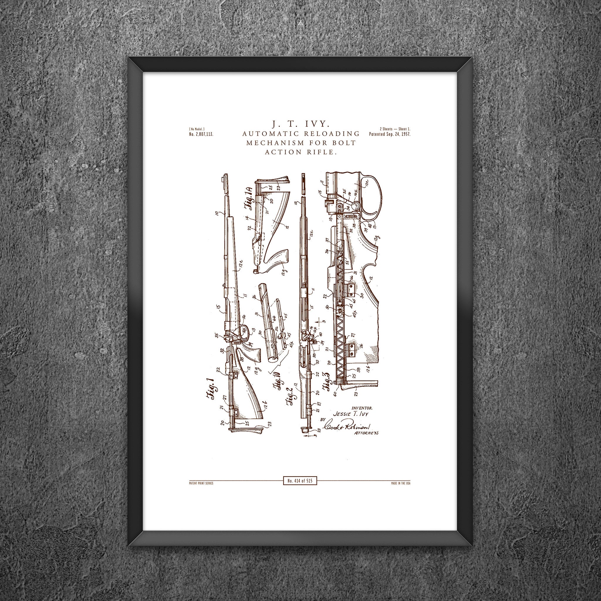 No 414 - Automatic Reloading Mechanism for Bolt Action Rifle