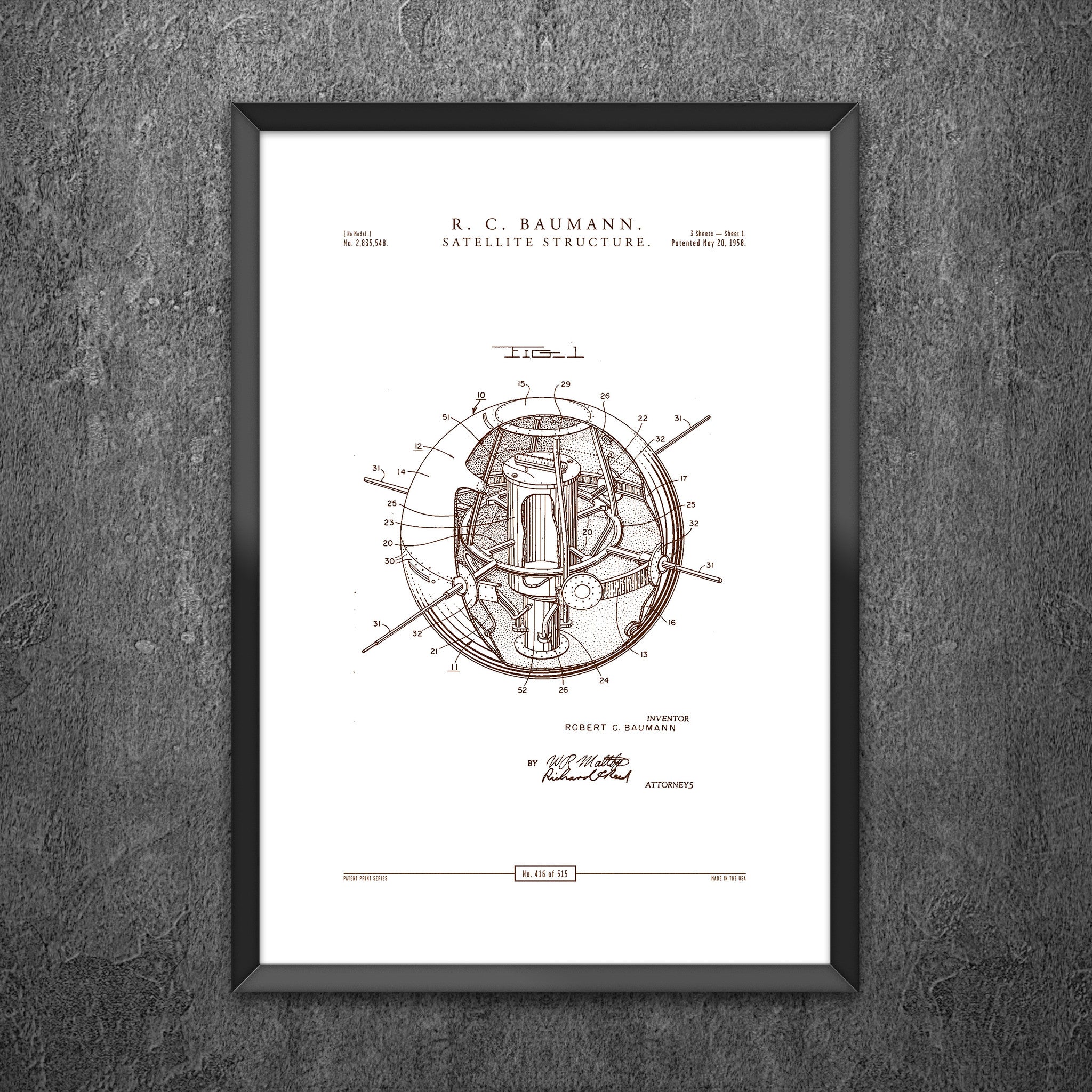 No 416 - Satellite Structure