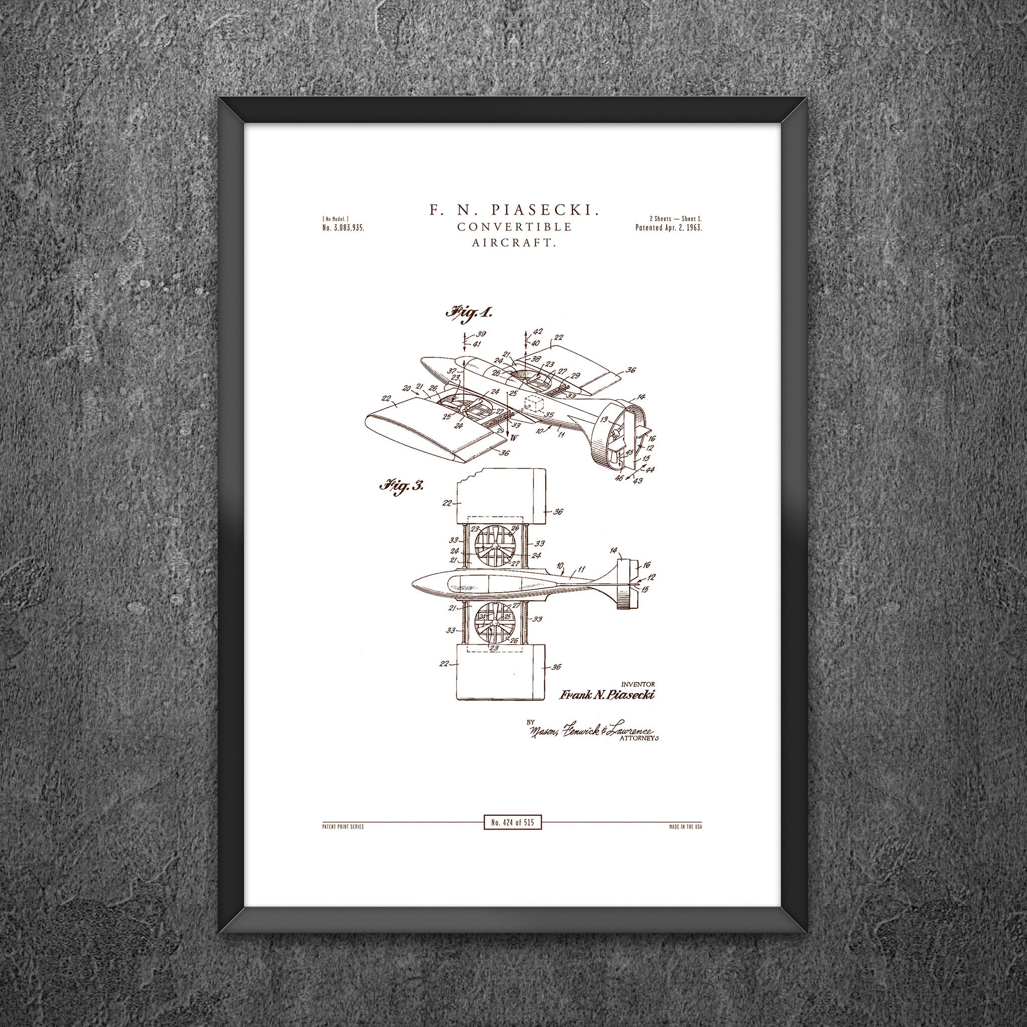 No 424 - Convertible Aircraft