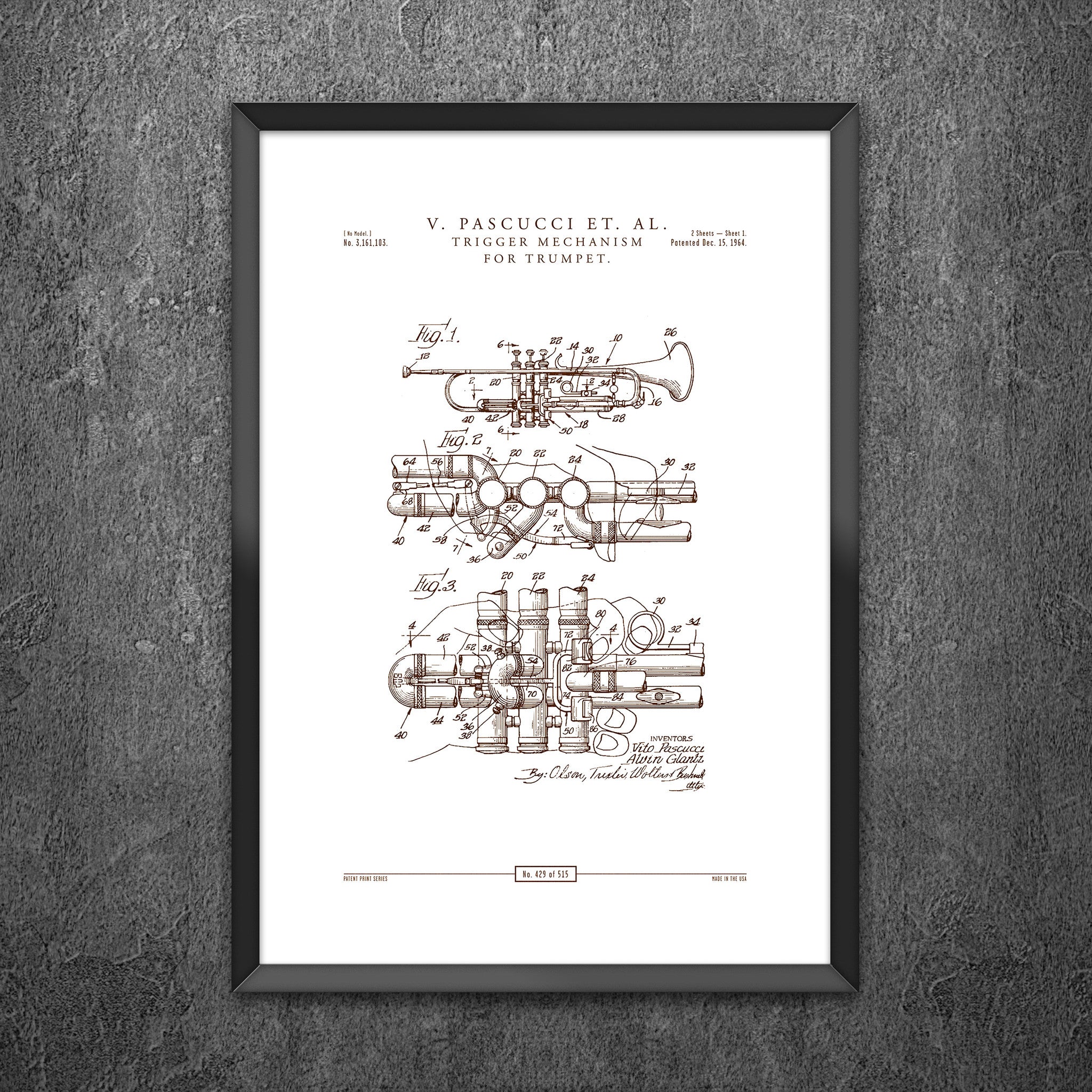 No 429 - Trigger Mechanism for Trumpet