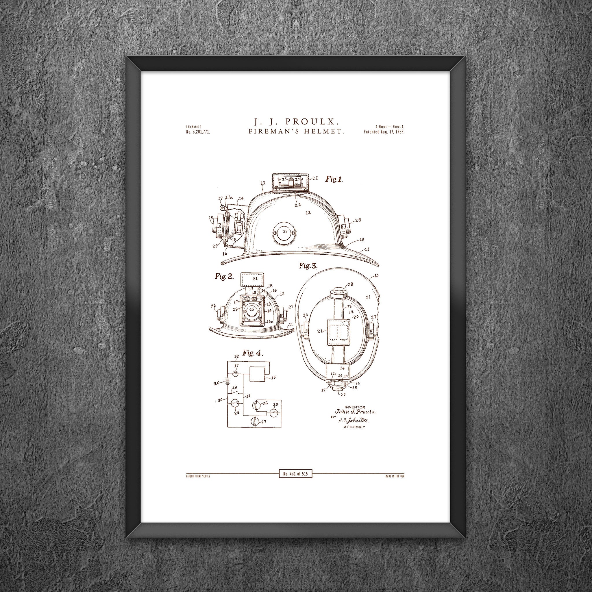 No 431 - Fireman's Helmet