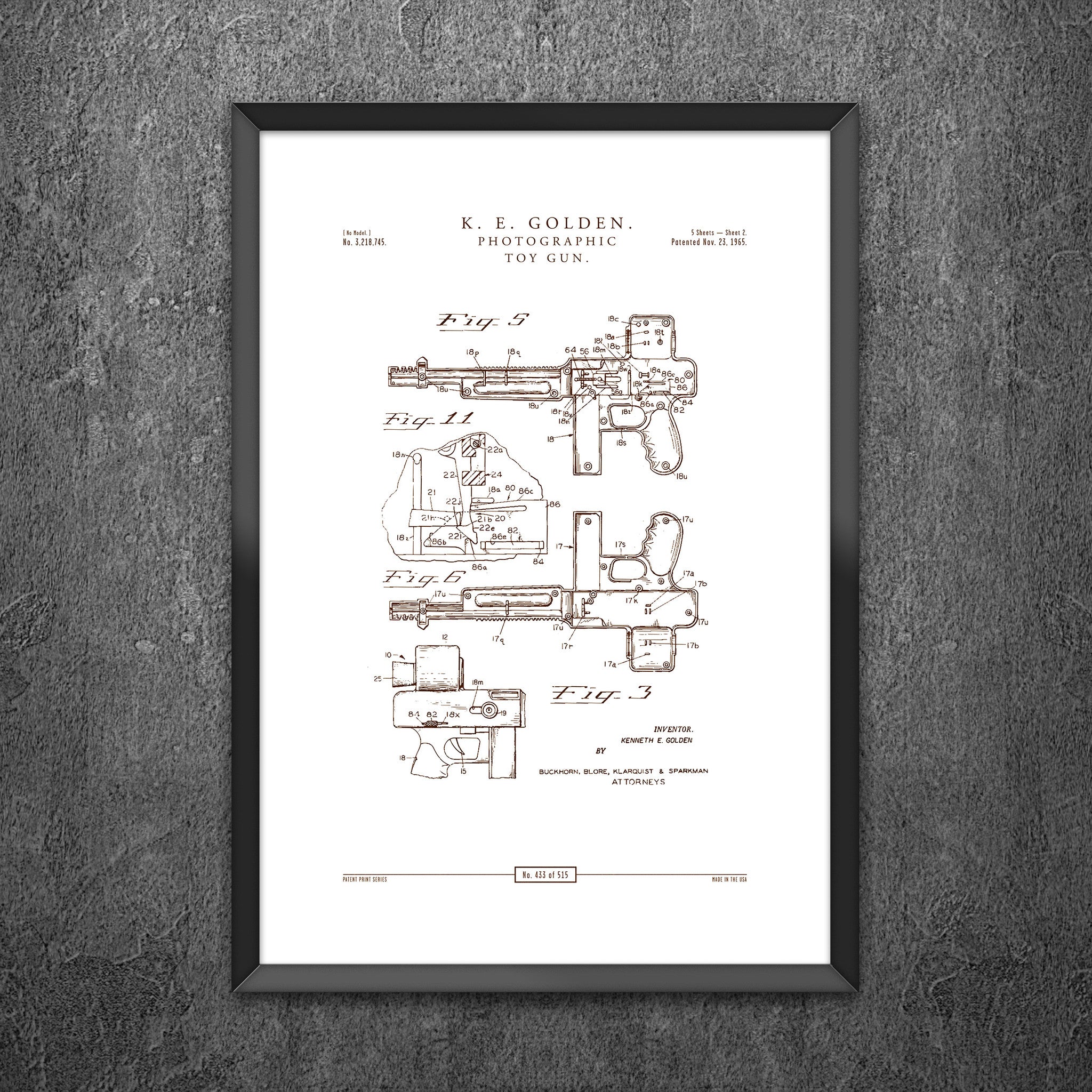 No 433 - Photographic Toy Gun