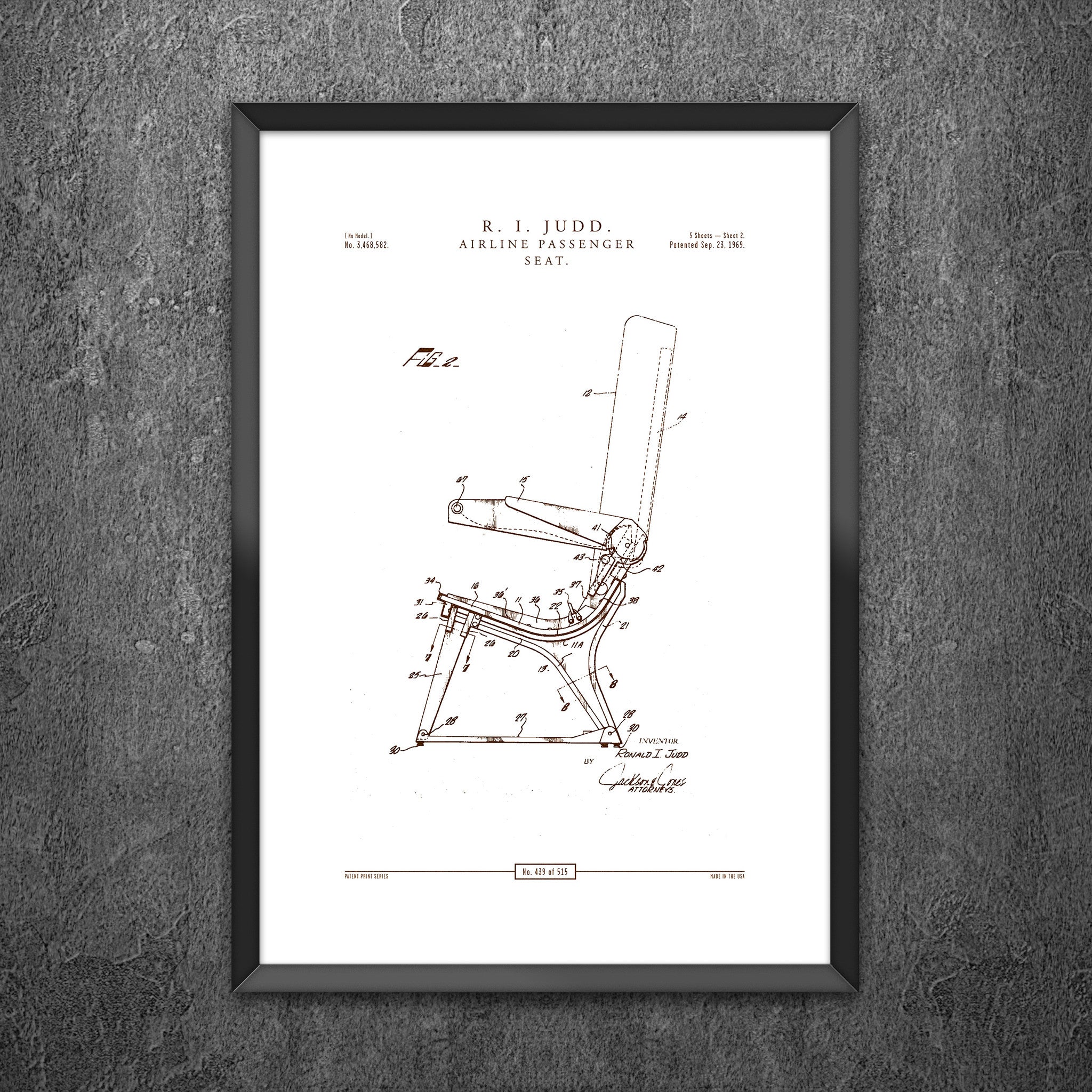 No 439 - Airline Passenger Seat