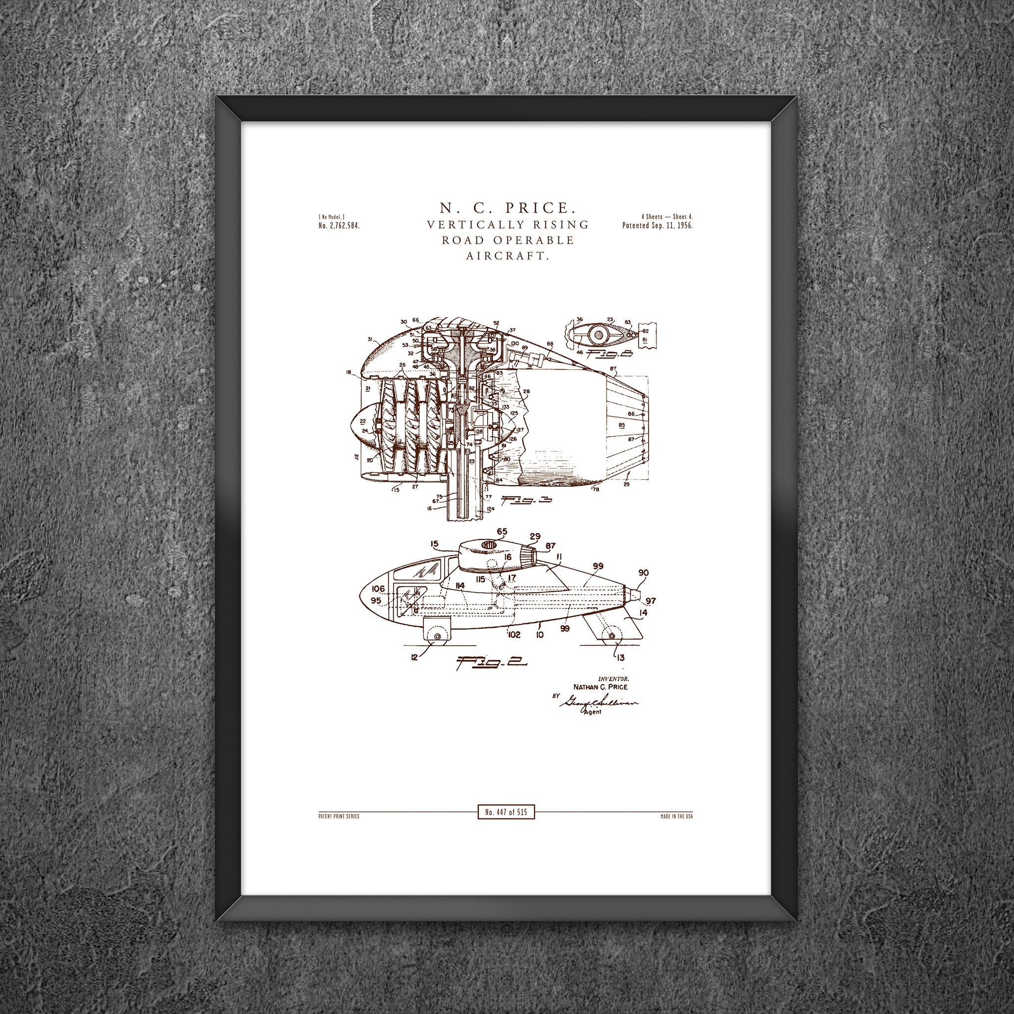 No 447 - Vertically Rising Road Operable Aircraft