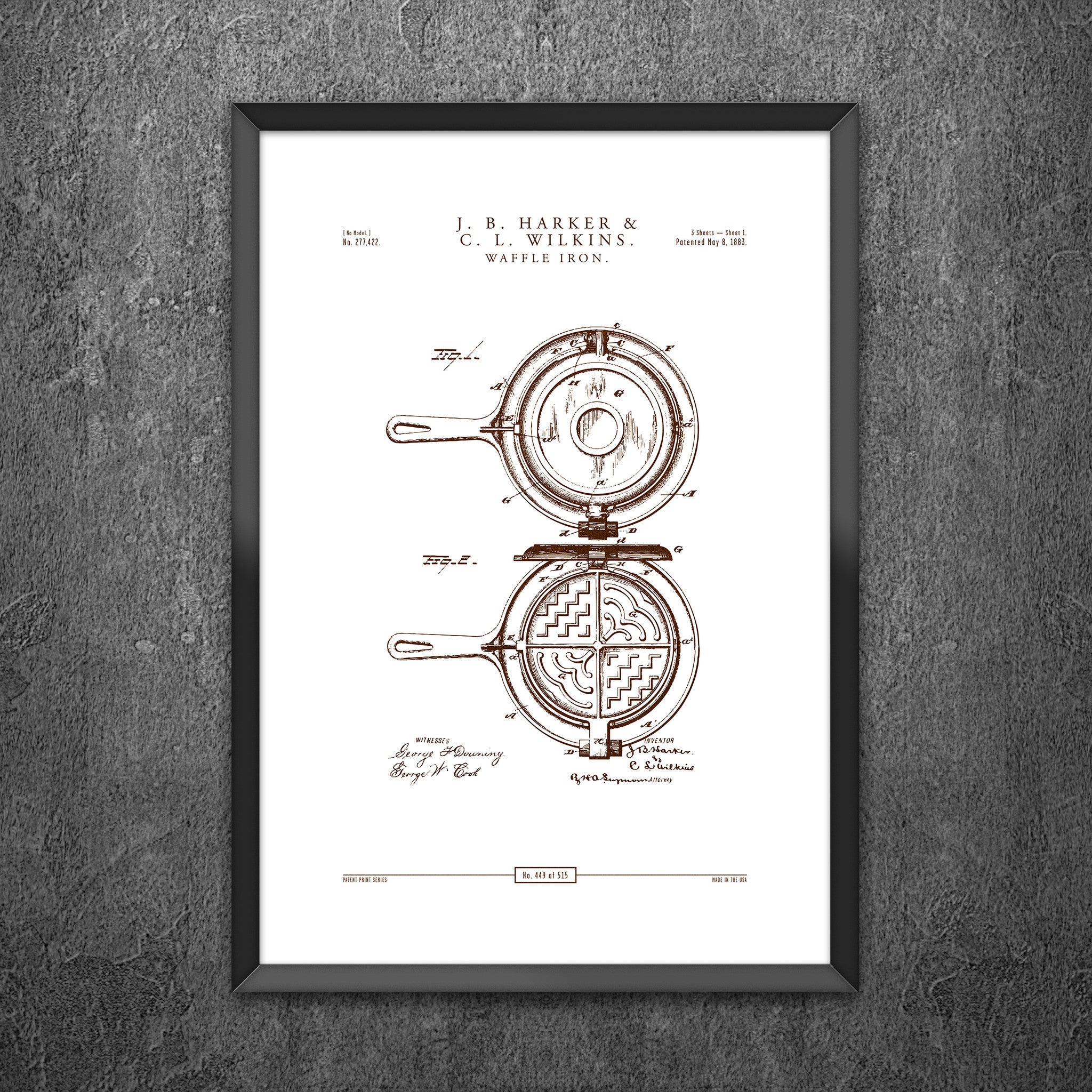 No 449 - Waffle Iron