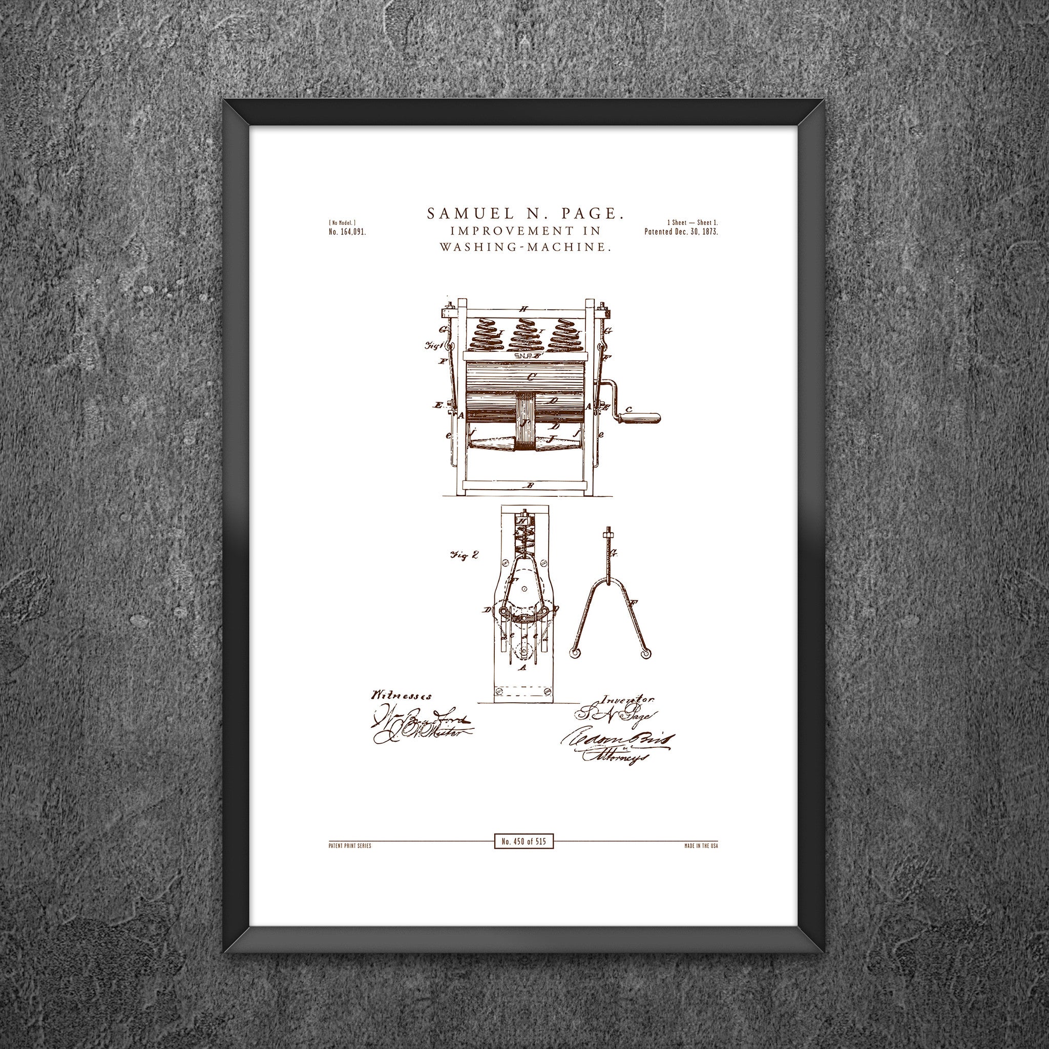 No 450 - Improvement in Washing Machine