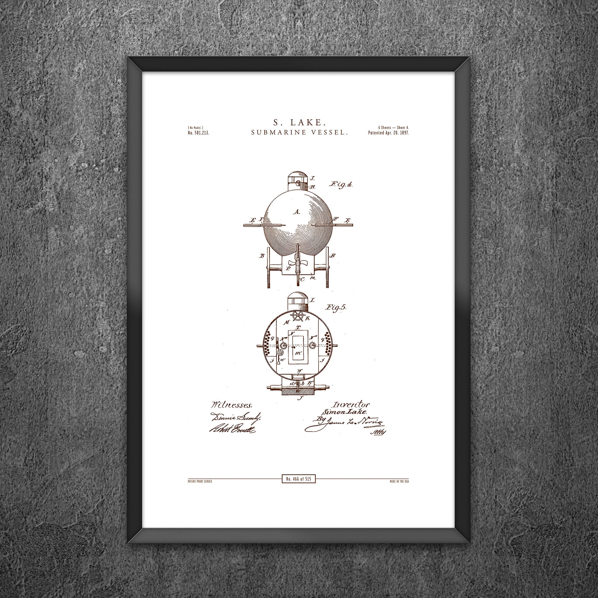 No 466 - Submarine Vessel